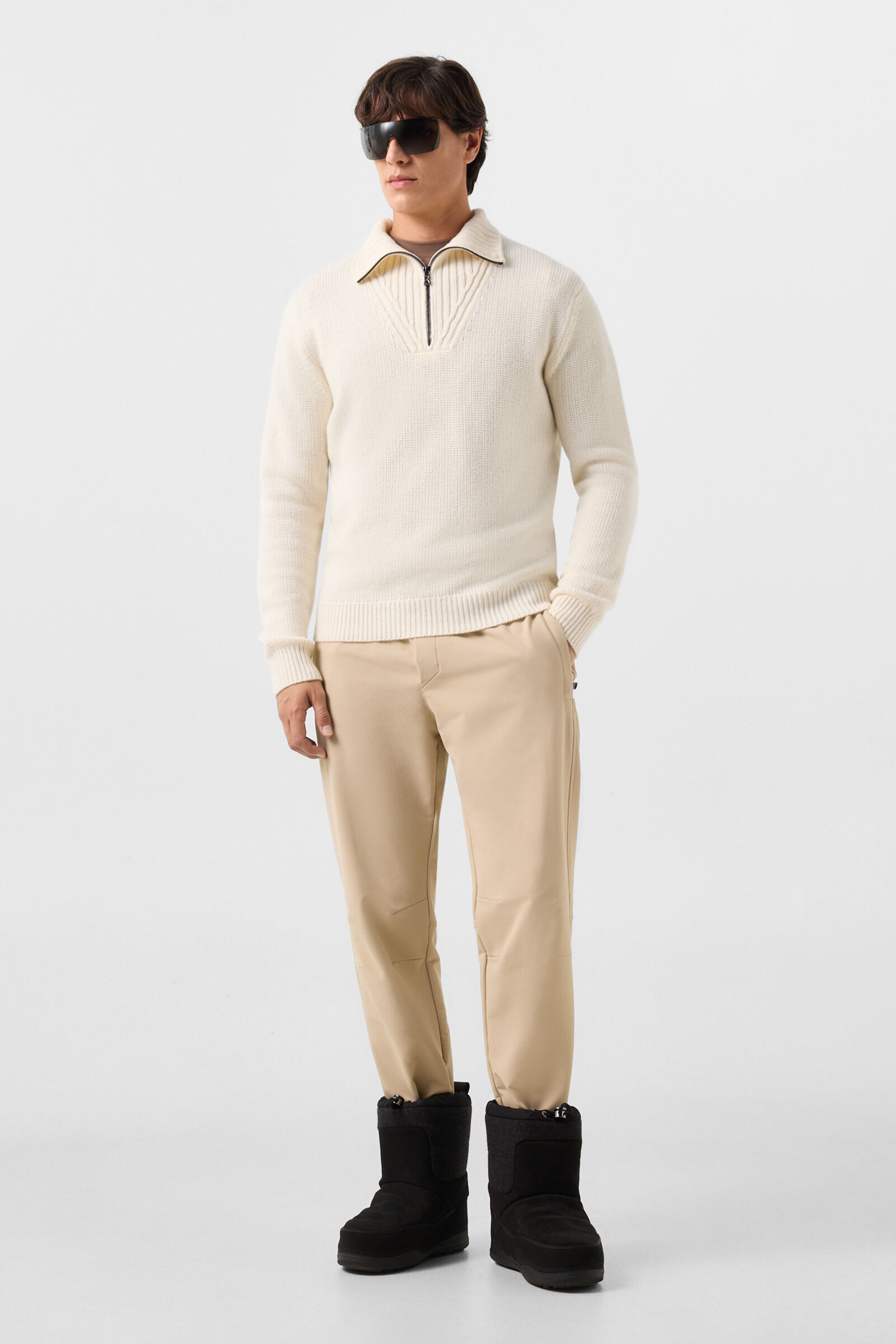 Walter, the Cashmere Troyer Off-White
