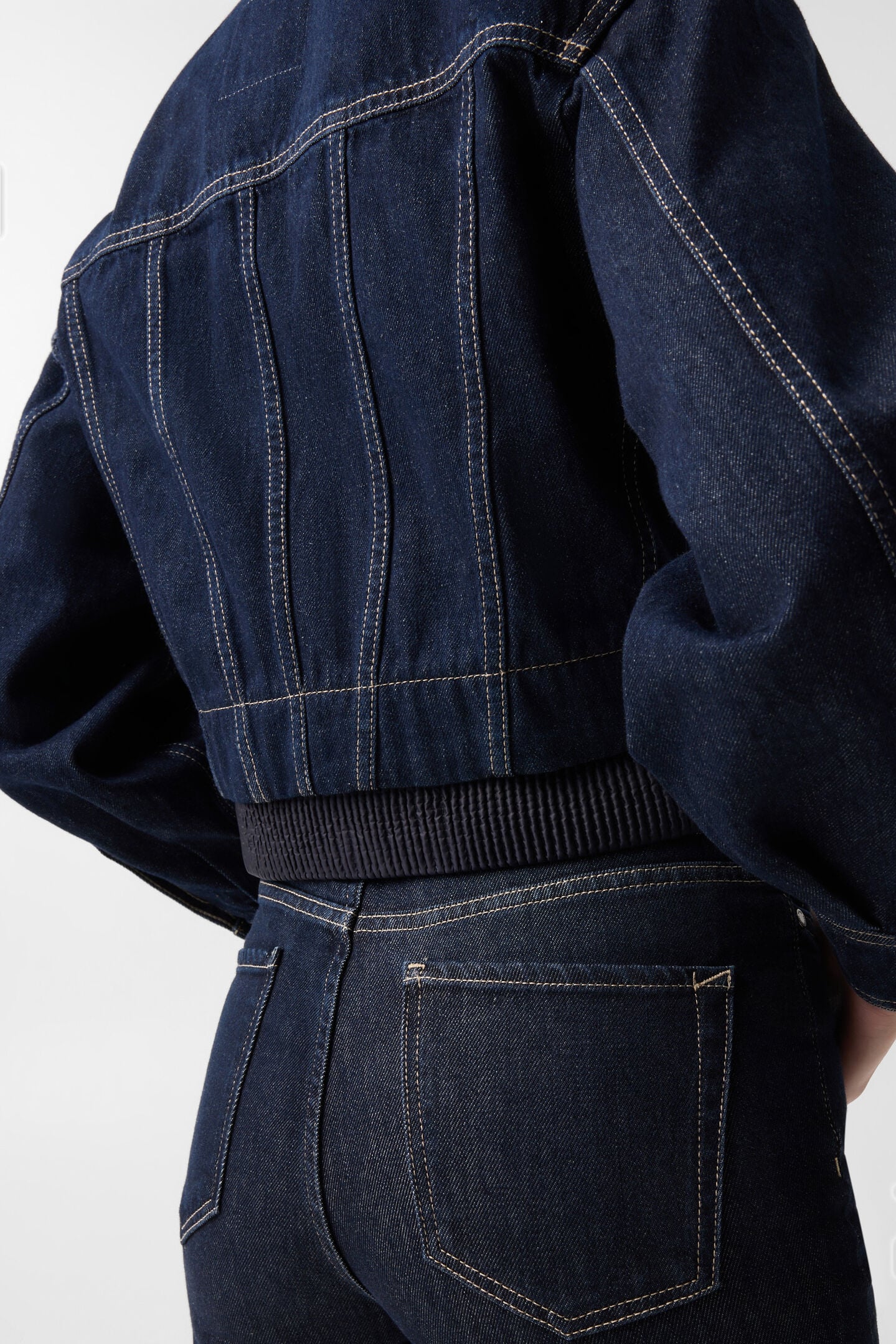 Panya denim jacket Dark Denim Blue