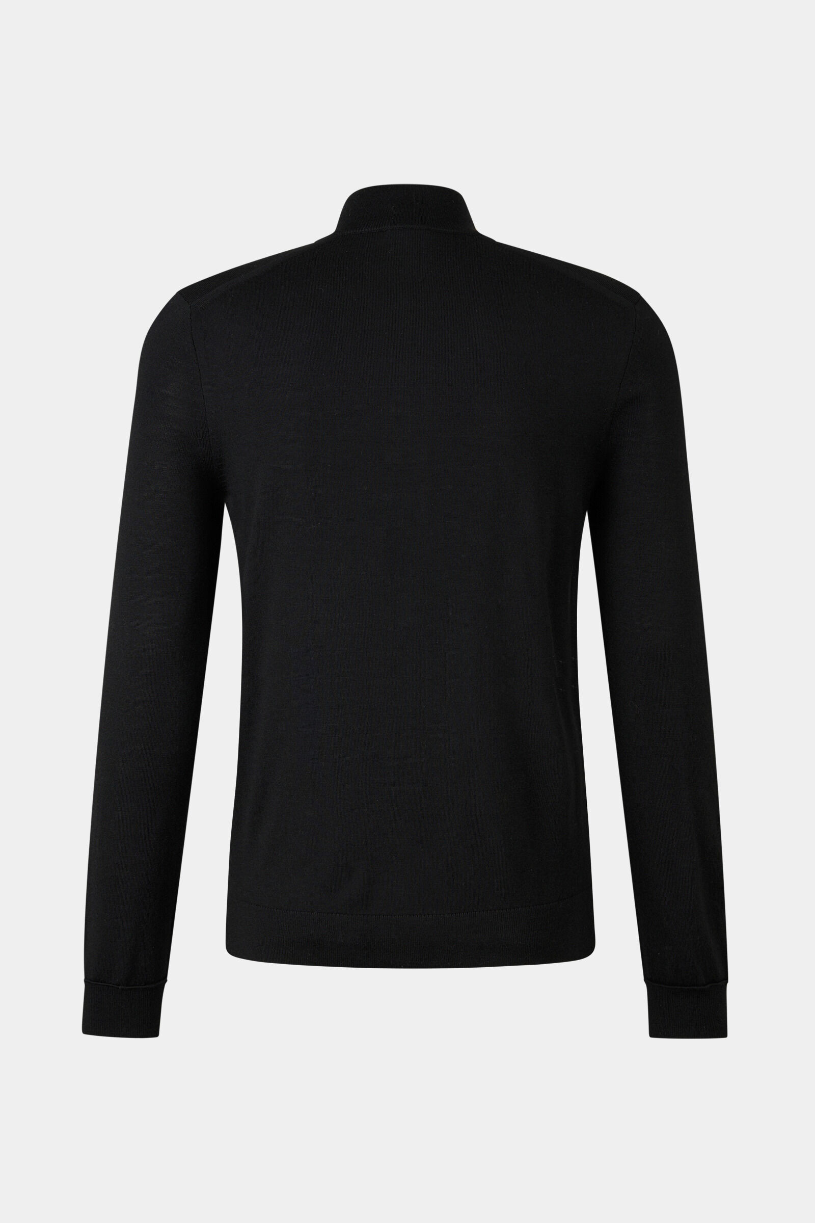 Ouri fine knit troyer Black