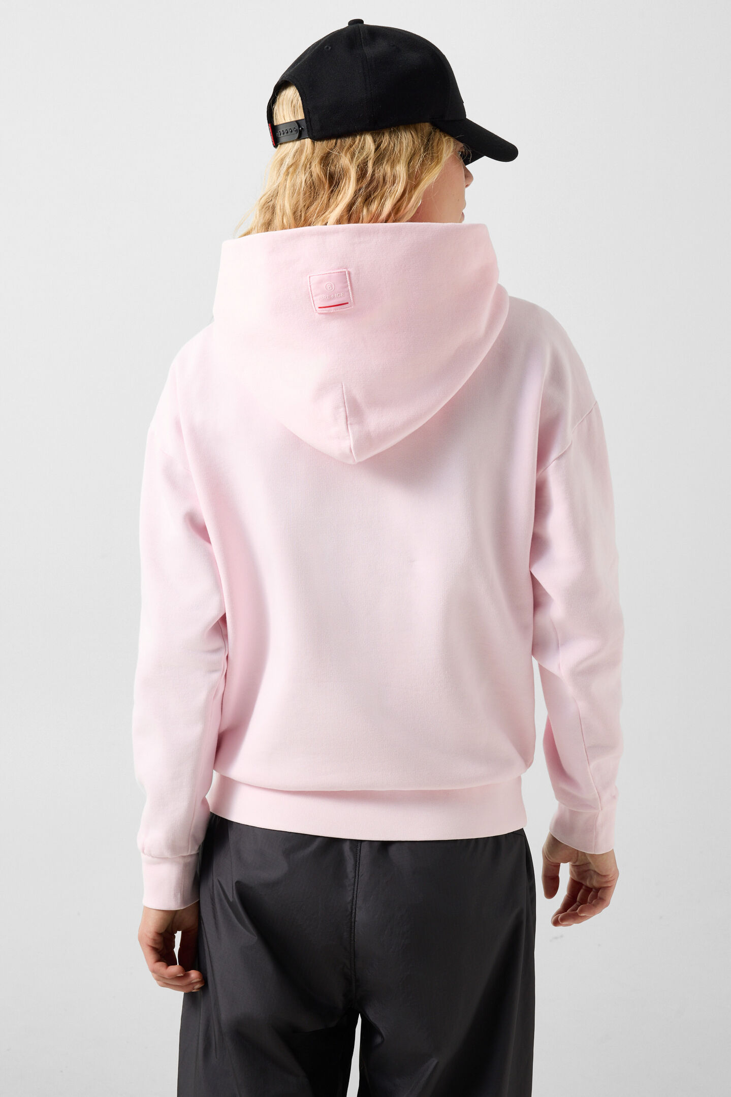 Sibel cotton hoodie Pink