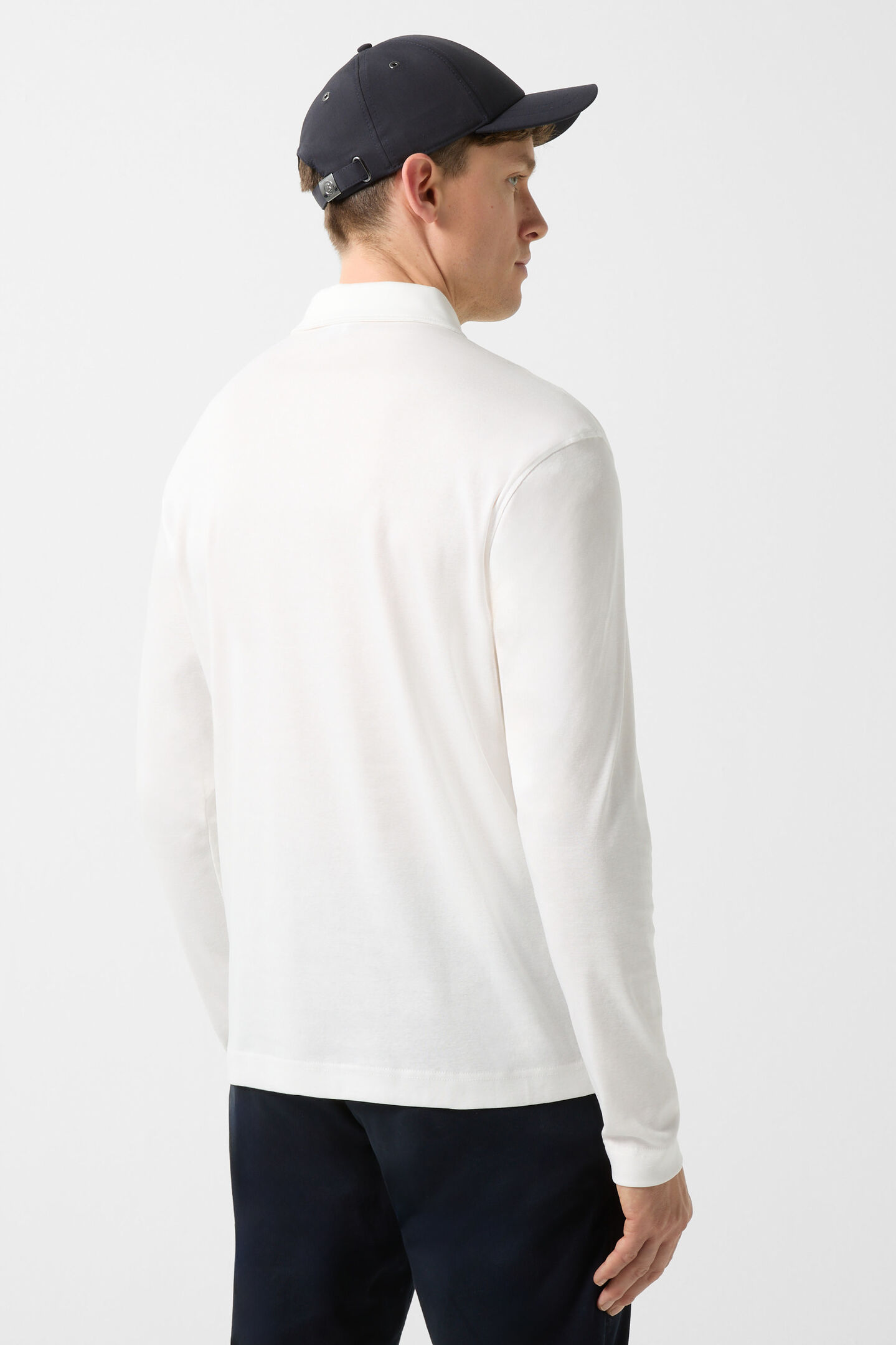 Mika Longsleeve polo shirt Off-white