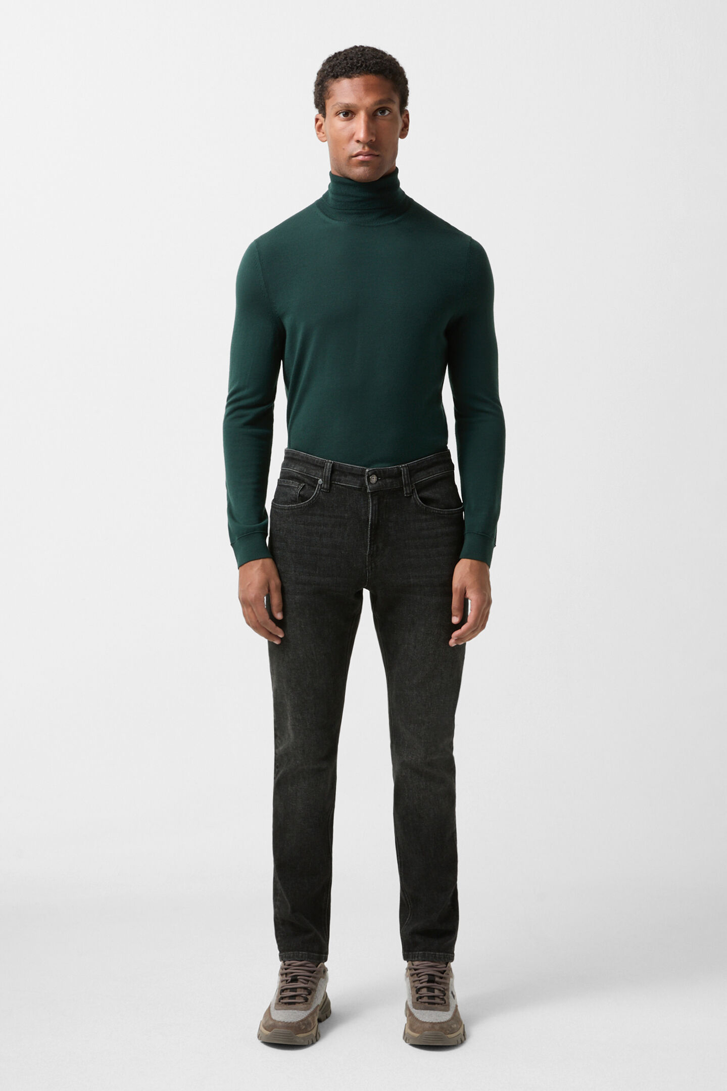 Prime Fit Jeans Rob Dark grey washed 