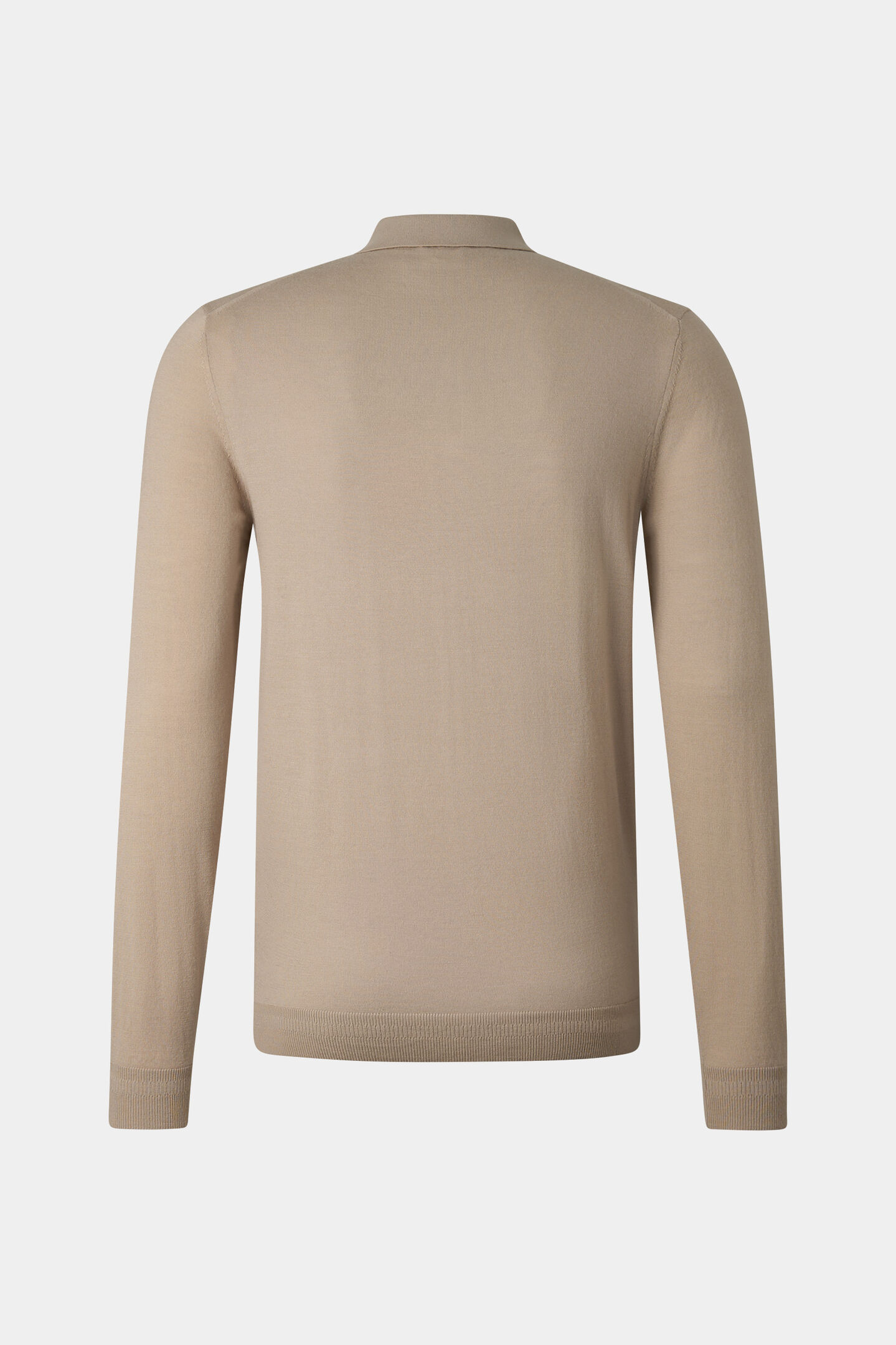 Strick-Polo-Longsleeve Jake Camel