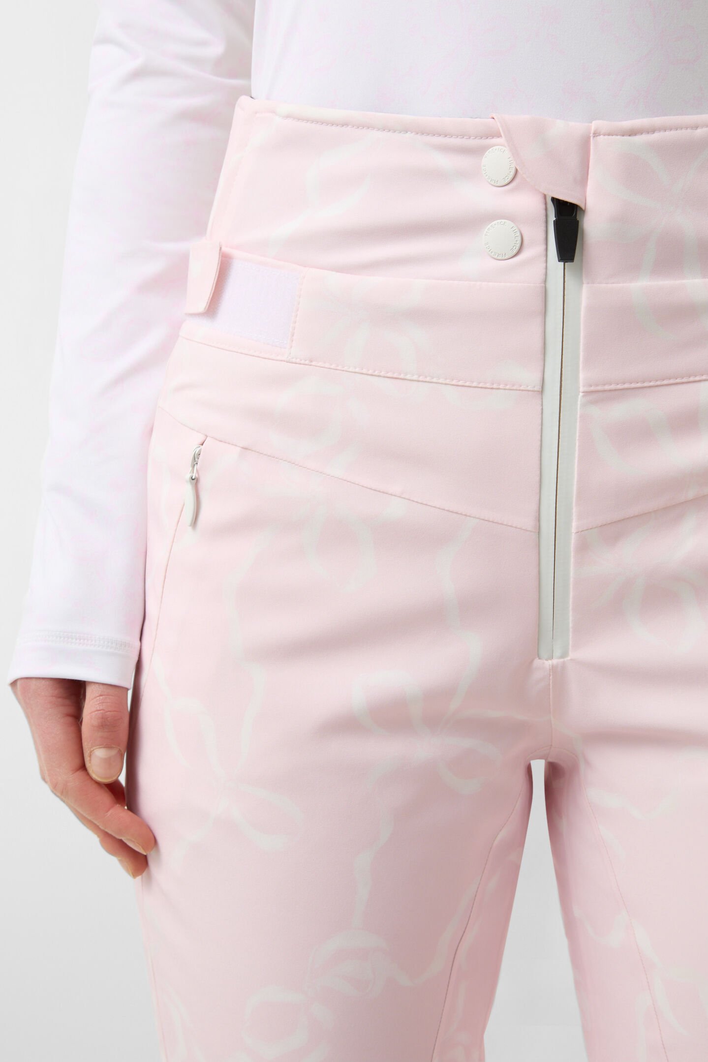 Borja ski trousers Pink/white