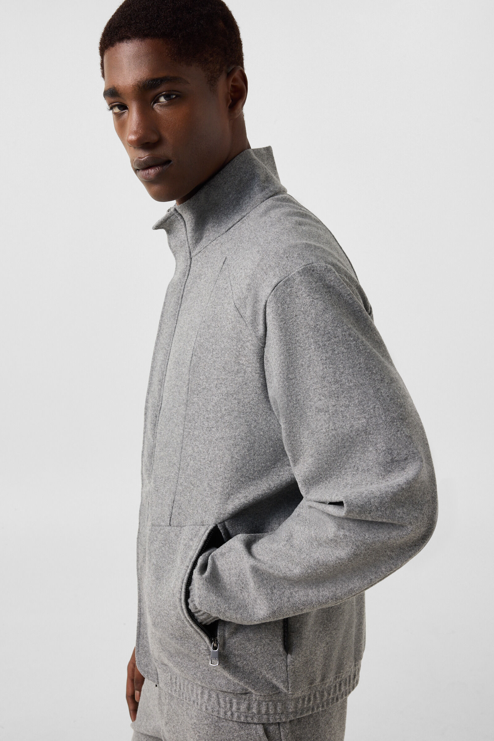 Bradley Flannel Jacket Grey