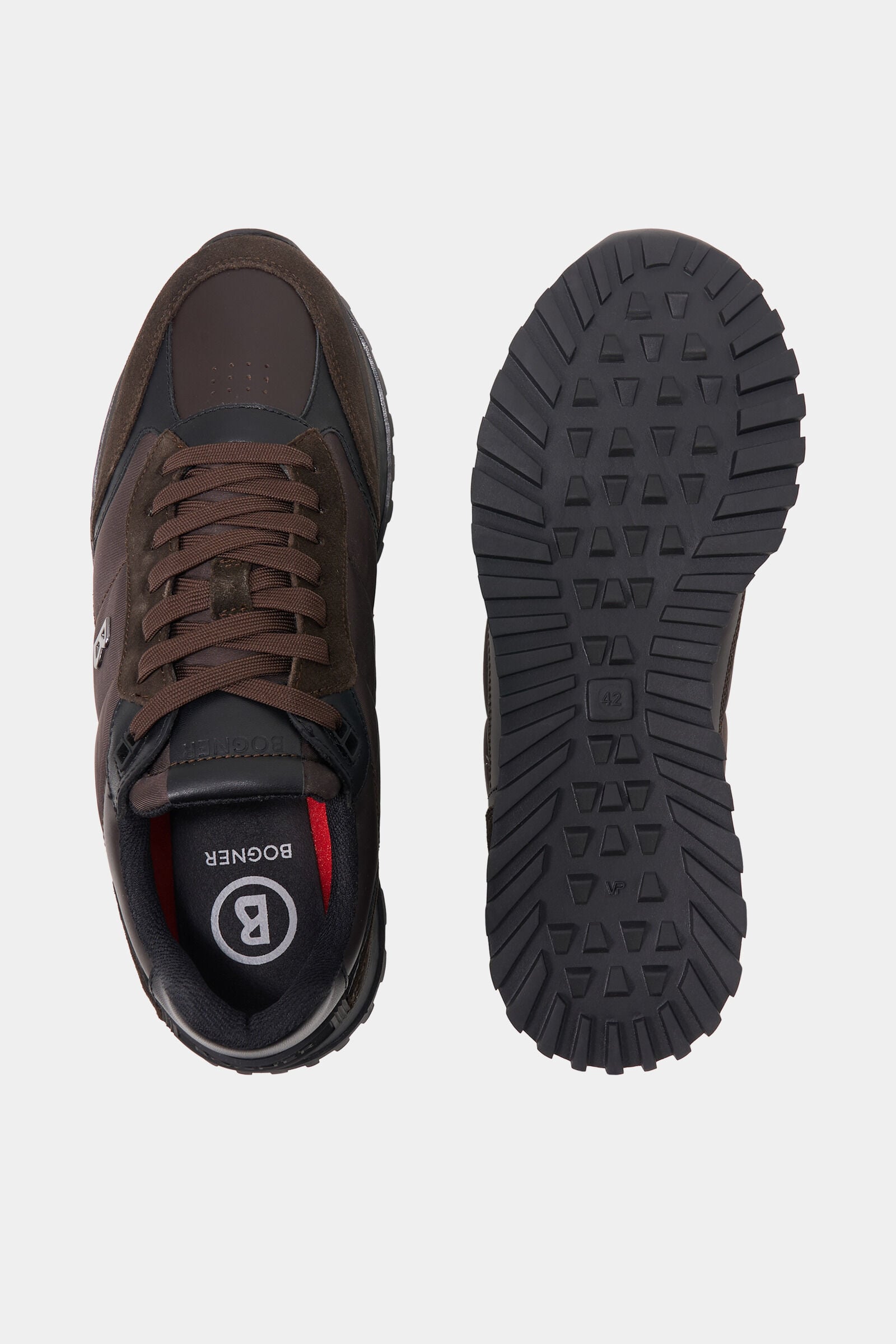 Newport running trainers Dark brown