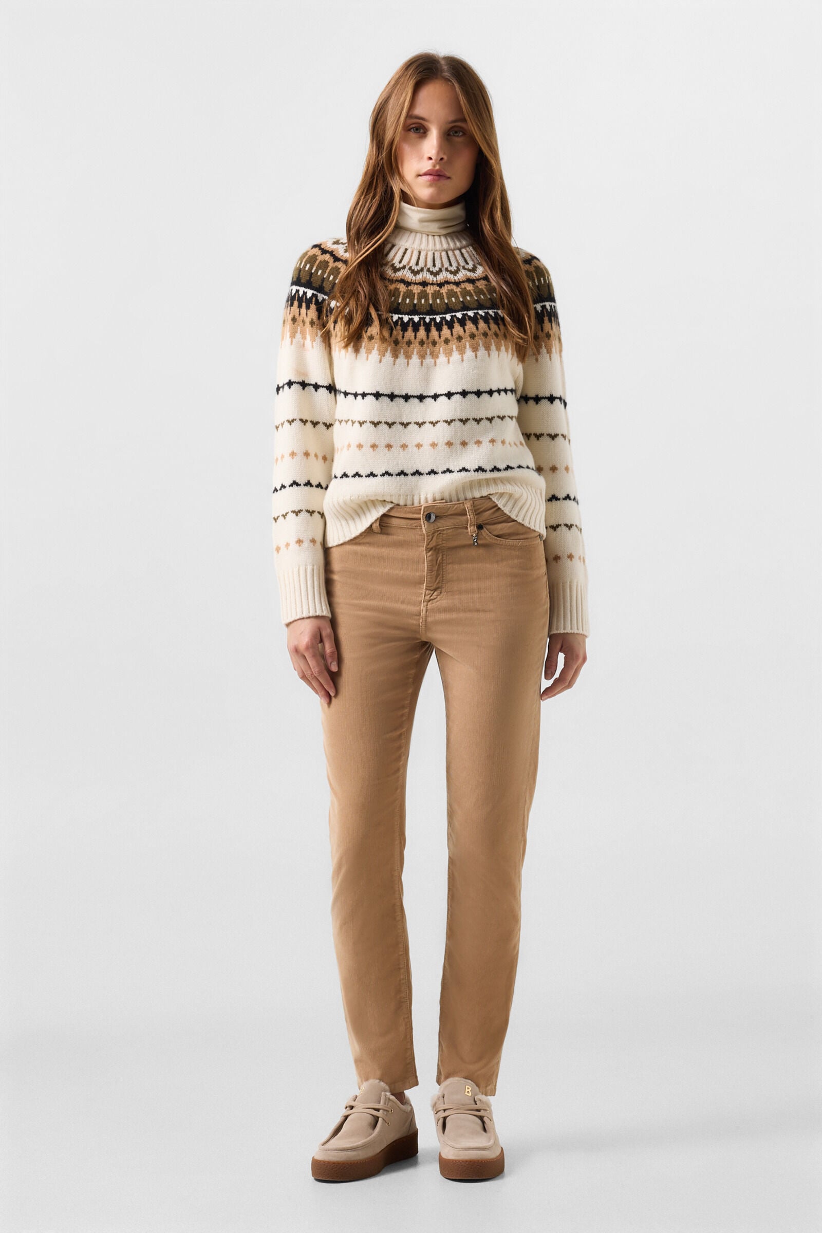 Julie corduroy trousers Camel