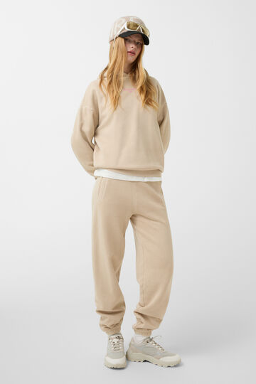 Pantalon molletonné Ilmi Sable Pantalon molletonné Ilmi Sable