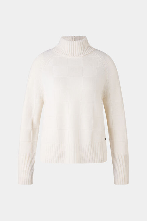 Rollkragenpullover Lake Creme