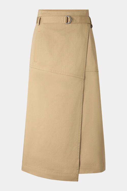 Jocy wrap skirt Camel