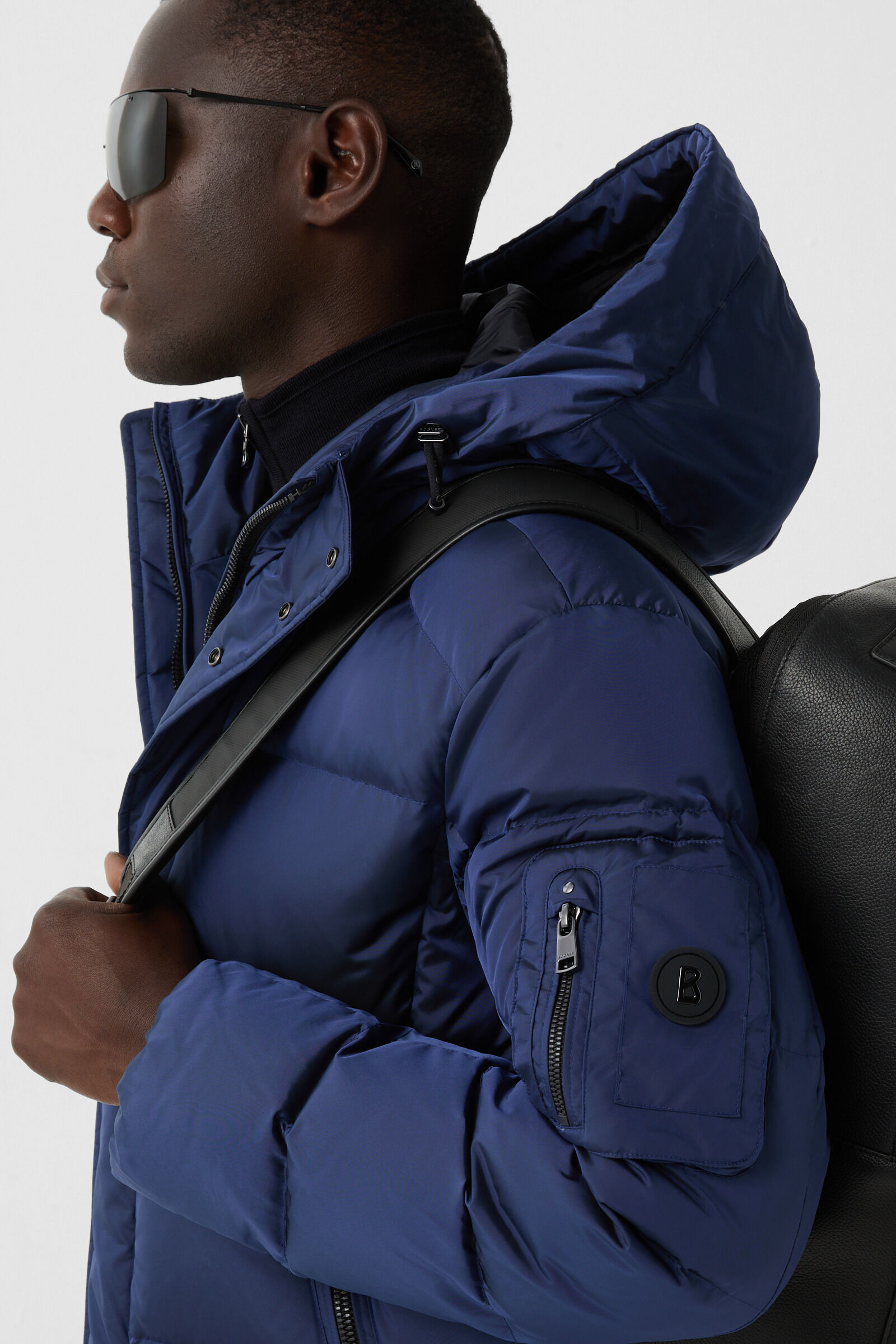 Jones down short coat Blue