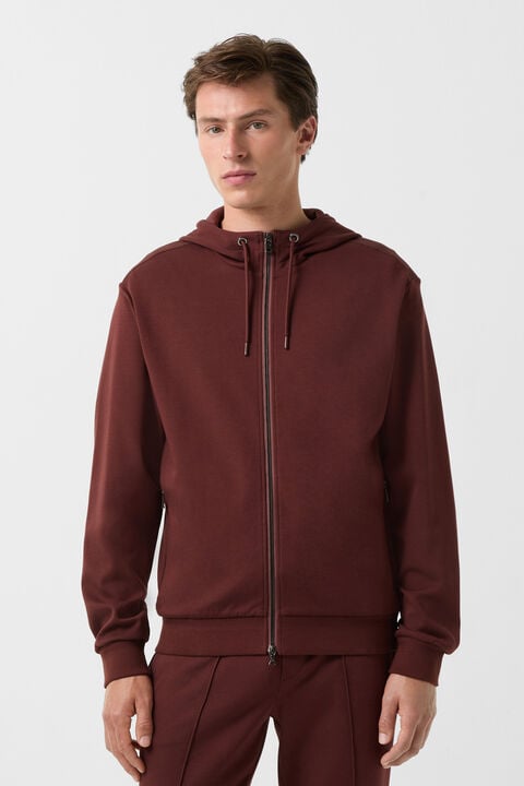 Steven jersey jacket Wine red Steven jersey jacket Wine red