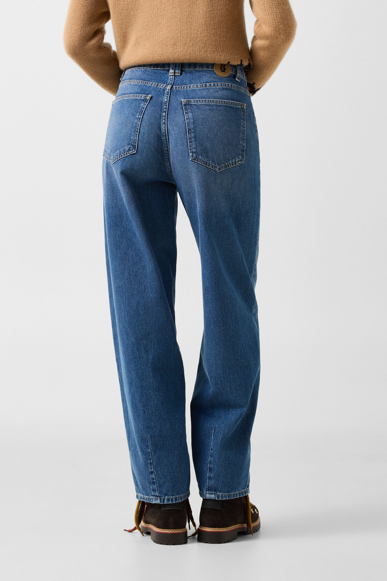Bina Barrel Fit Jeans Denim Blue