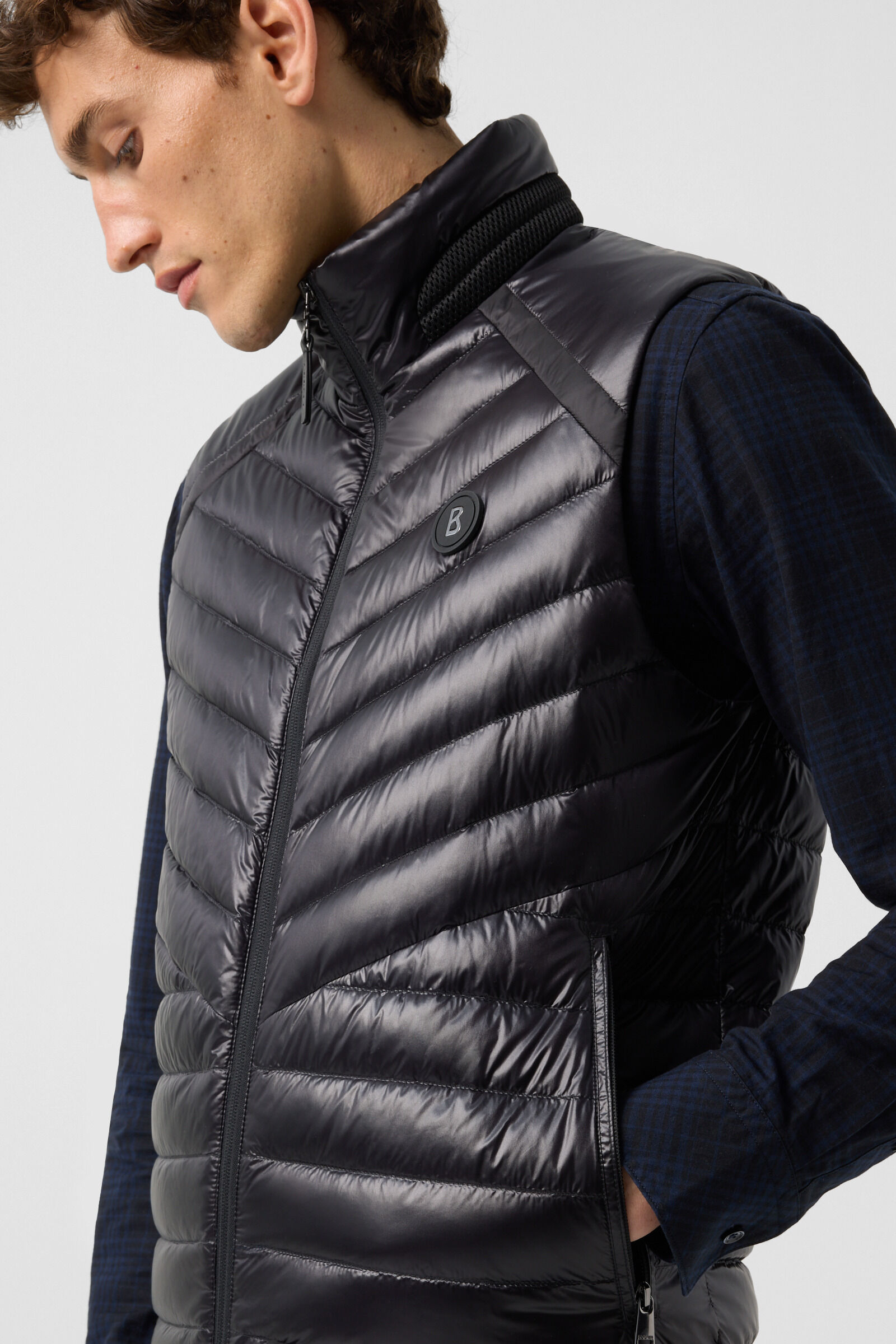 Lasse lightweight down waistcoat Black