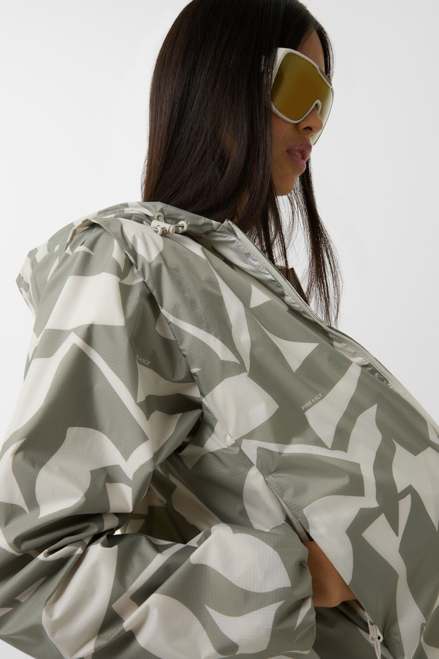 2in1-Funktionsjacke Sumi Khaki/Sand