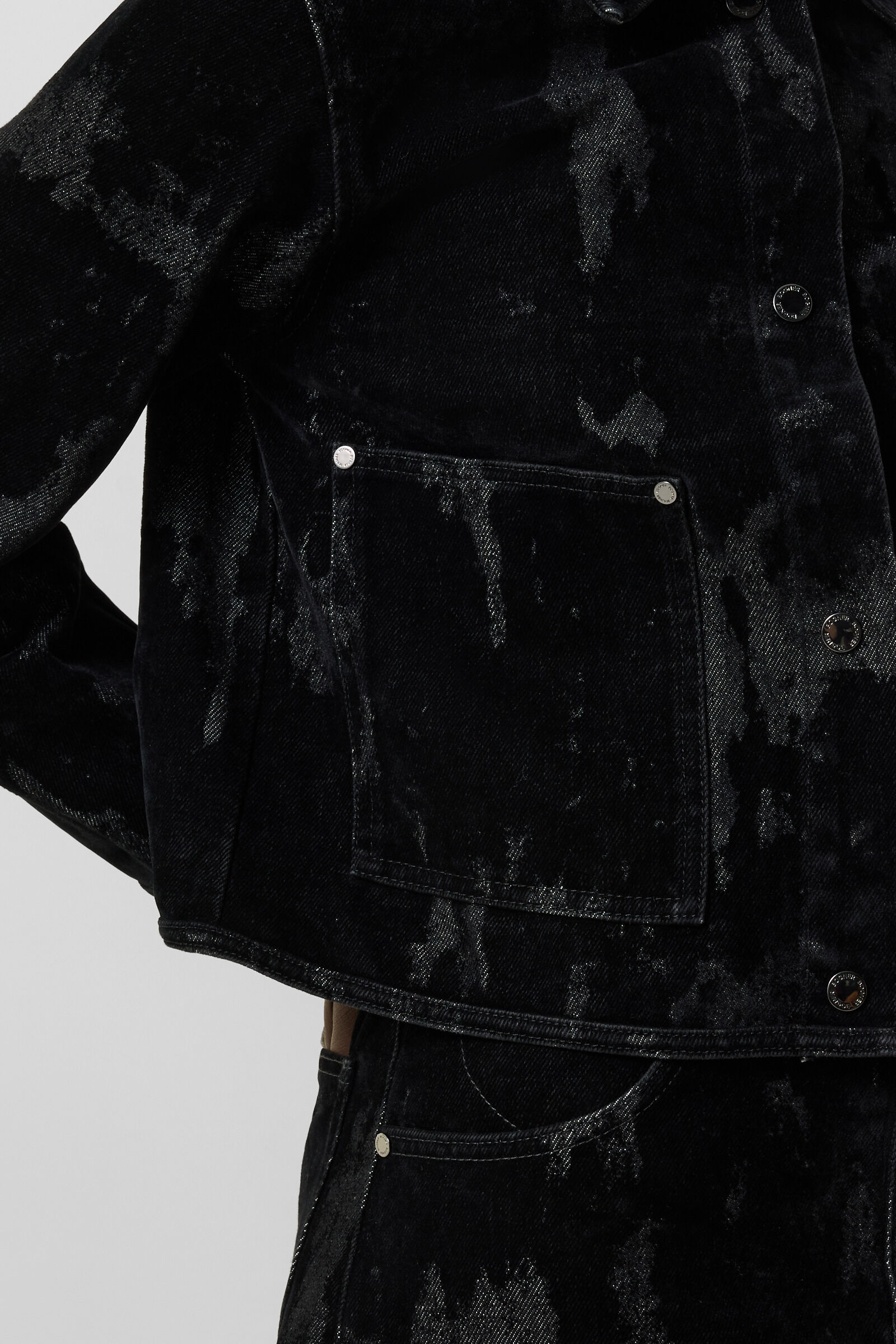 Lore Denim Jacket Black
