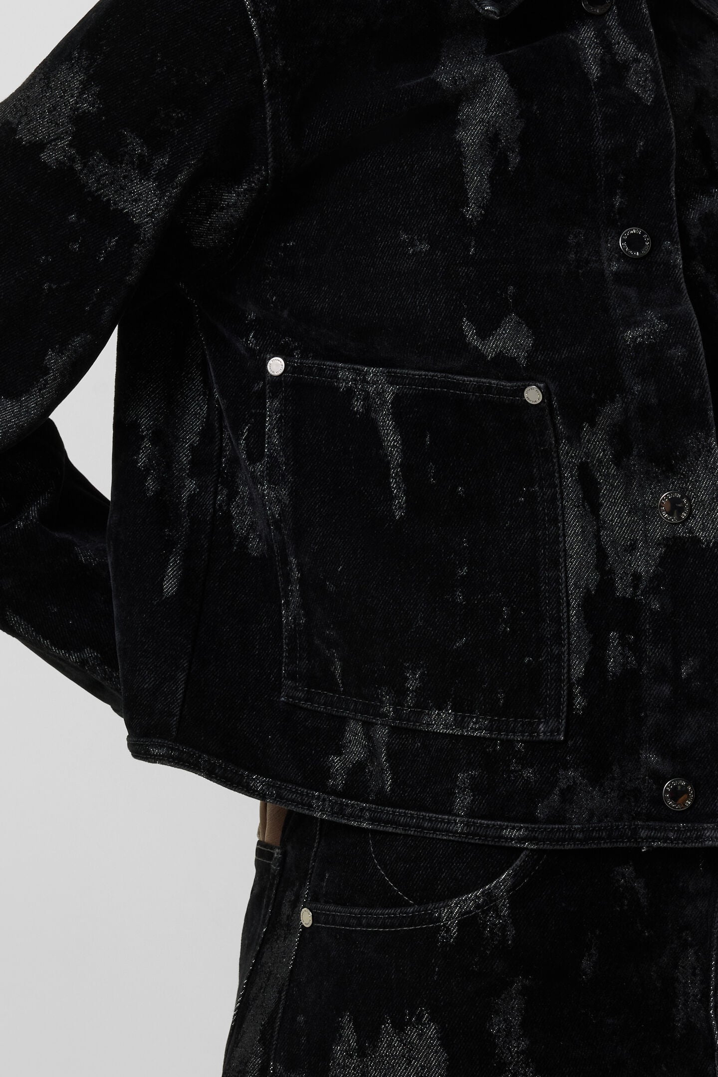 Lore Denim Jacket Black