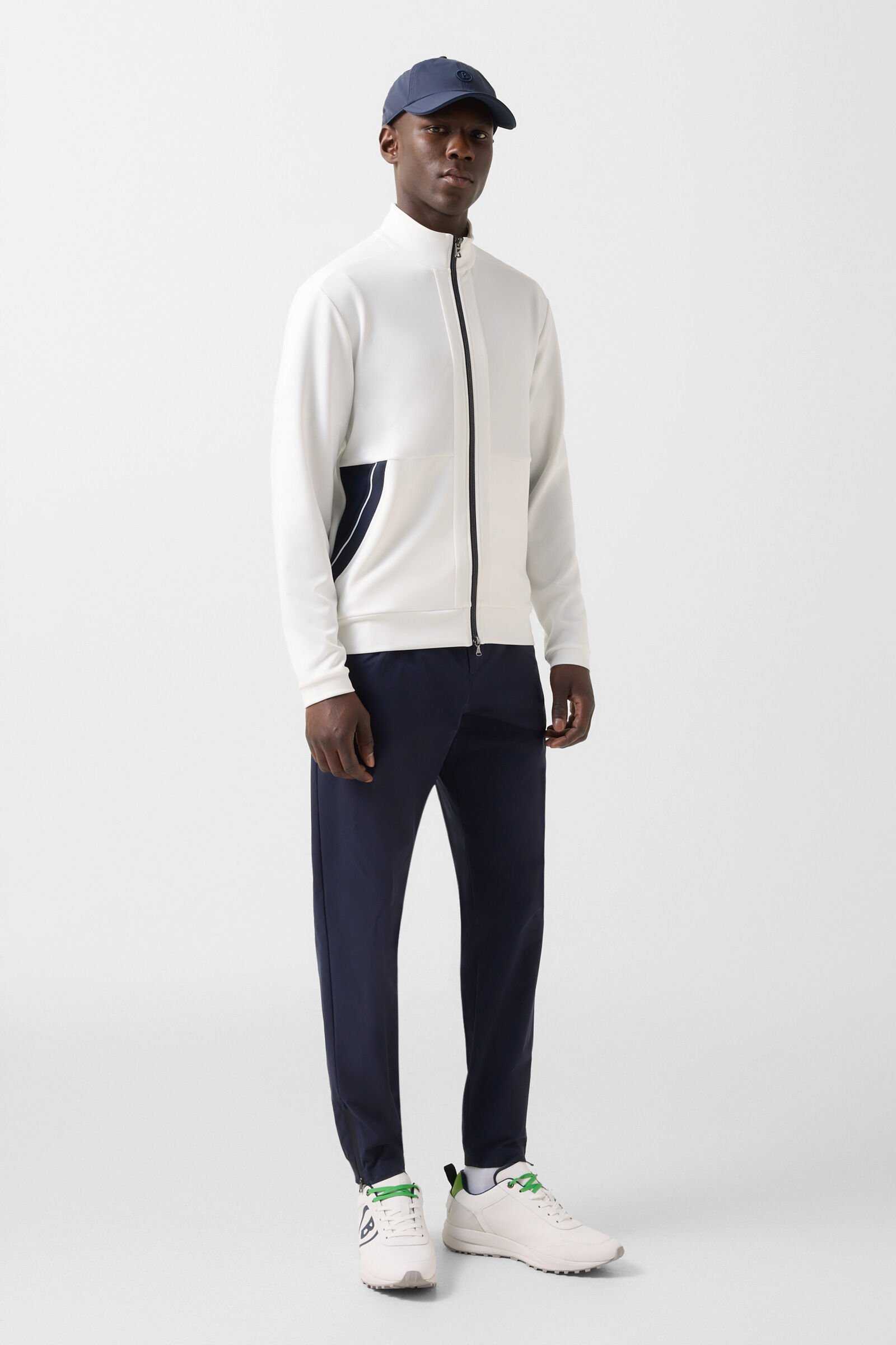 Semir functional jacket Off-white/navy blue