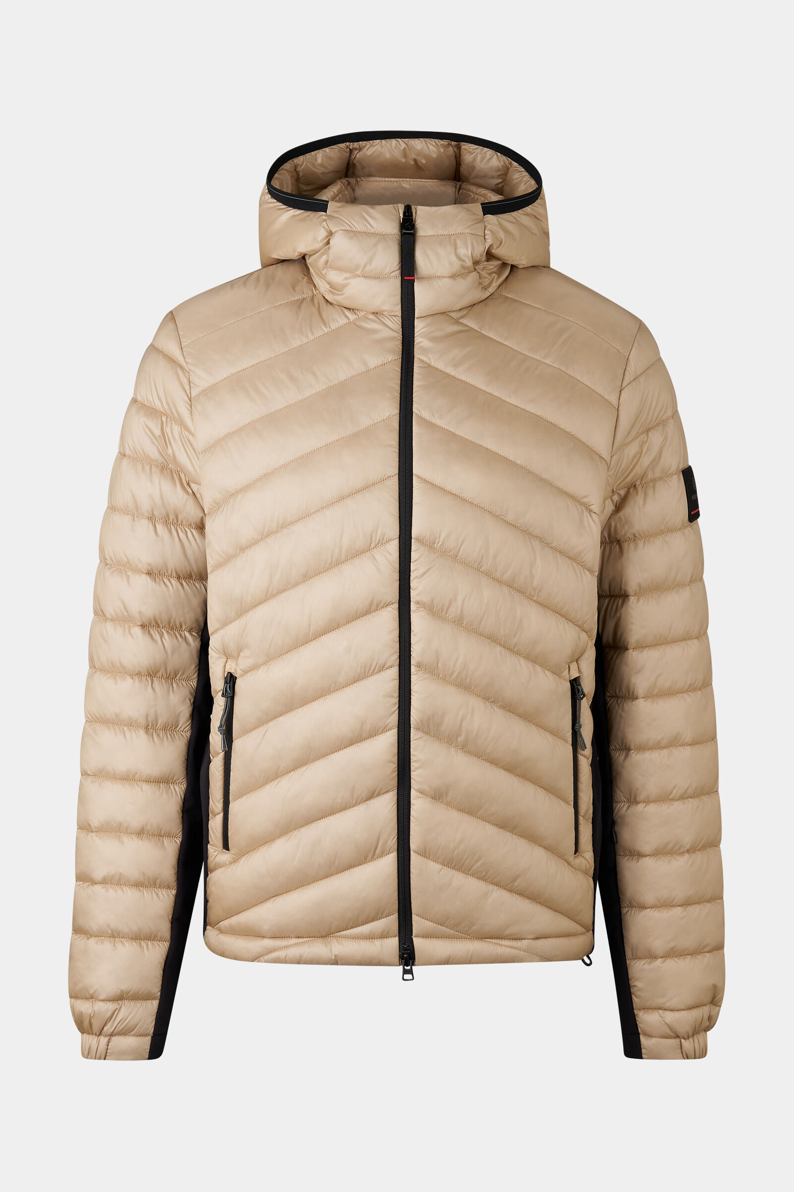 Elvis quilted jacket Beige/black