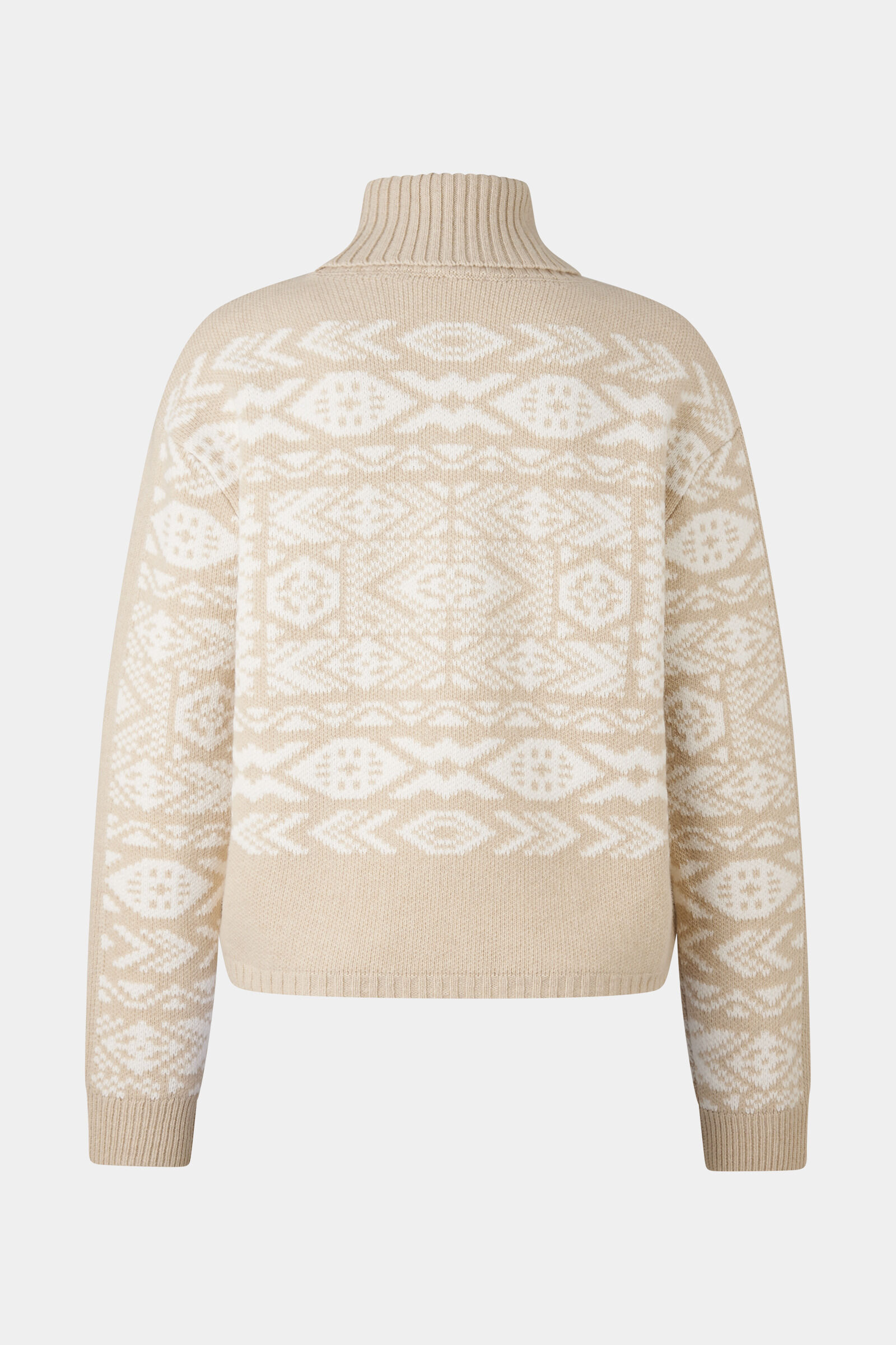 Jacquard jumper Nadin Beige/white