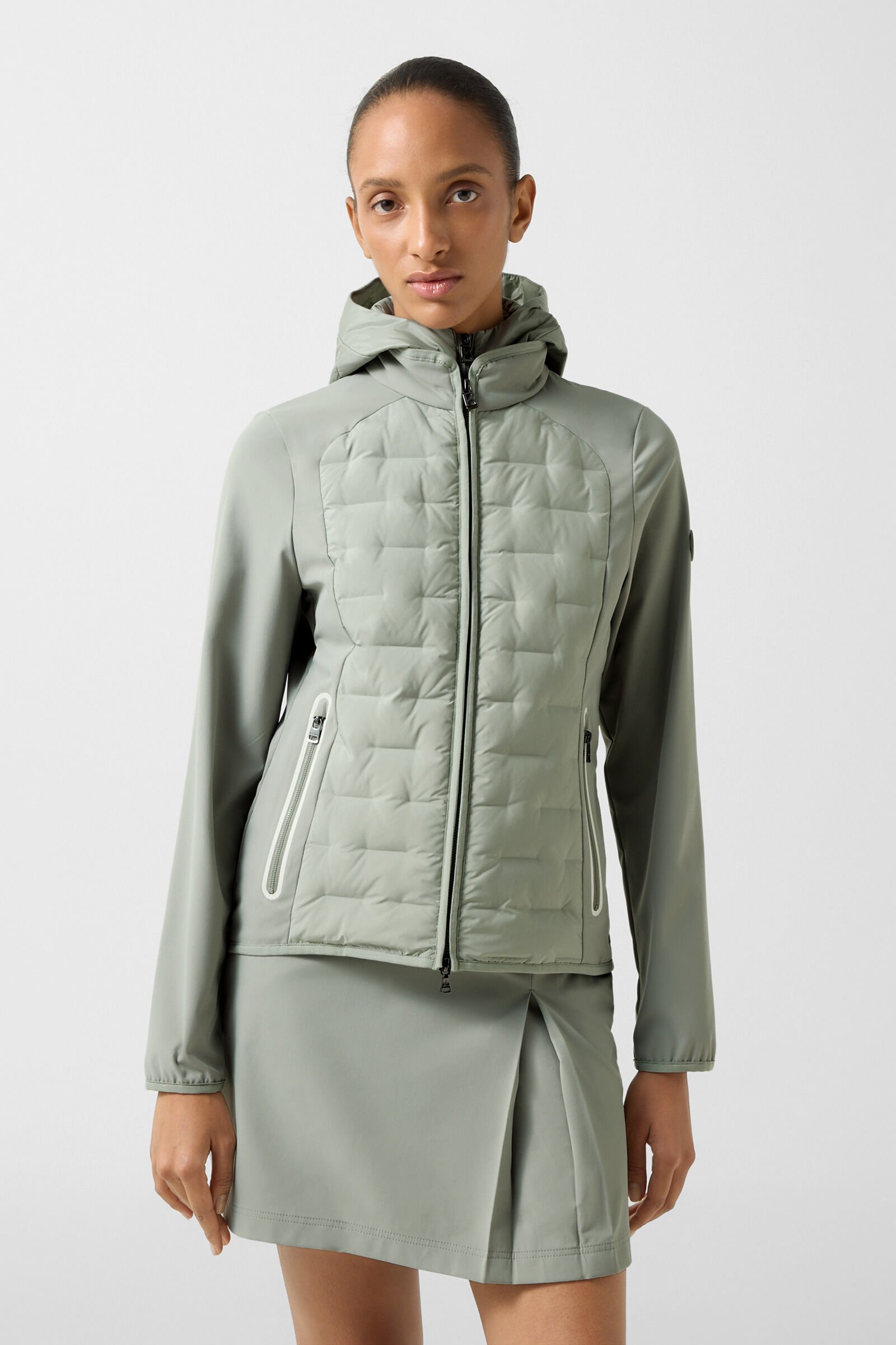 Hybrid jacket Irma Eucalyptus
