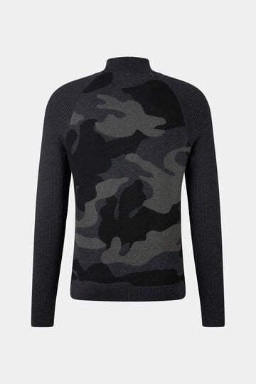 Knitted Troyer Reso Anthracite/black Knitted Troyer Reso Anthracite/black