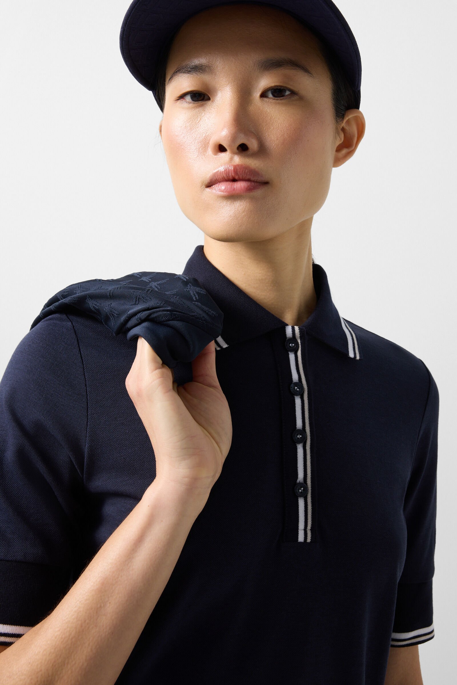 Funktons polo shirt Elenor Navy blue