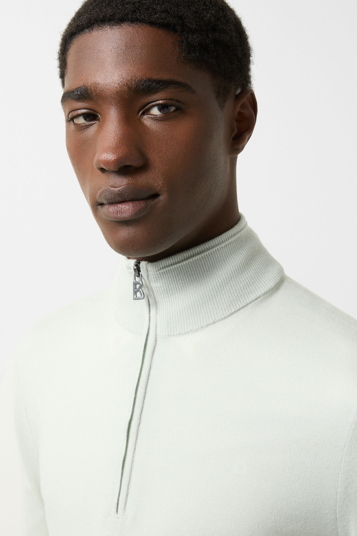 Ouri Half-zip pullover Mint