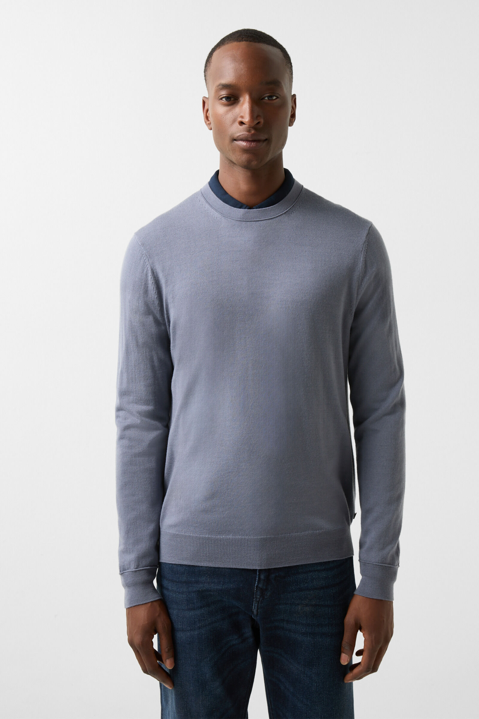 Pullover Ole Blau-Grau