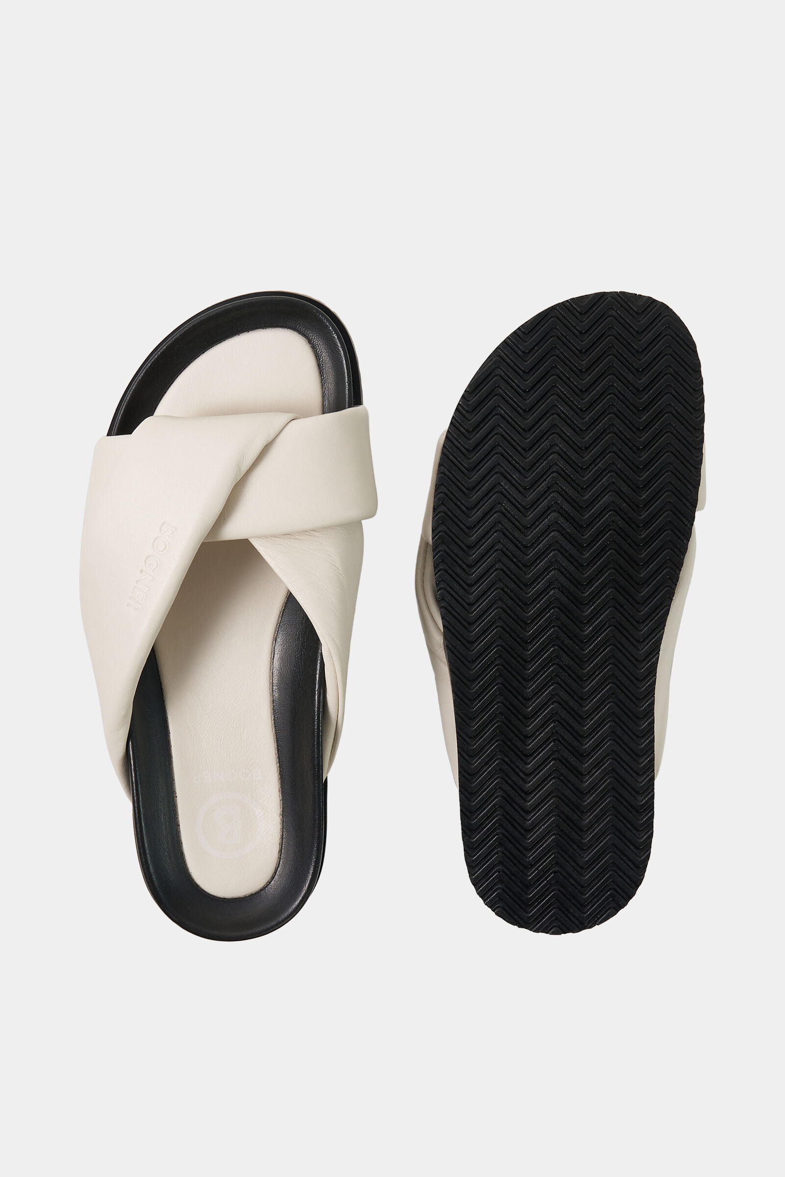 Sandalen Sirolo Creme/Schwarz
