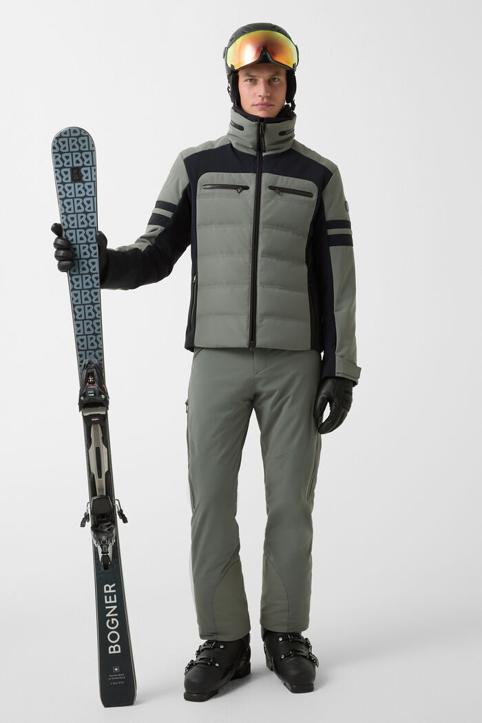 Minho down ski jacket Olive green/black Minho down ski jacket Olive green/black