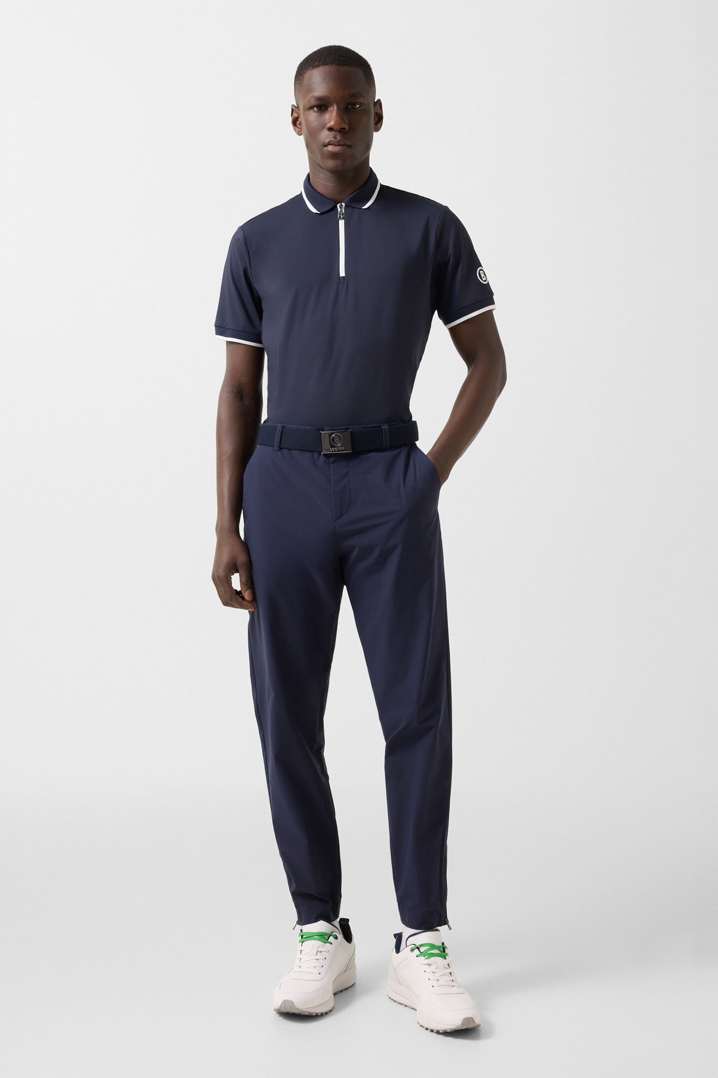 Cody functional short-sleeved top Navy blue