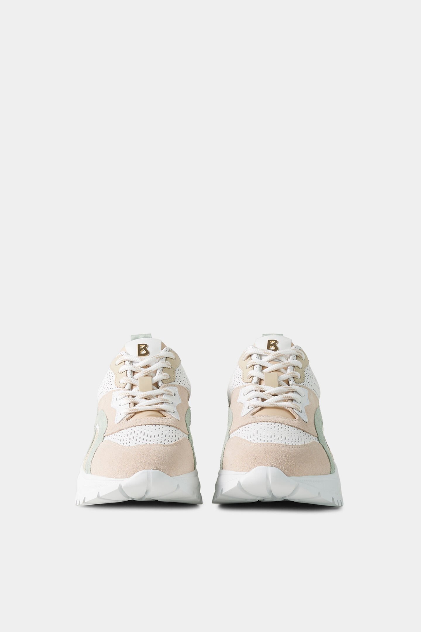 Sportschoenen Malaga Wit/Mint/Ros&eacute;