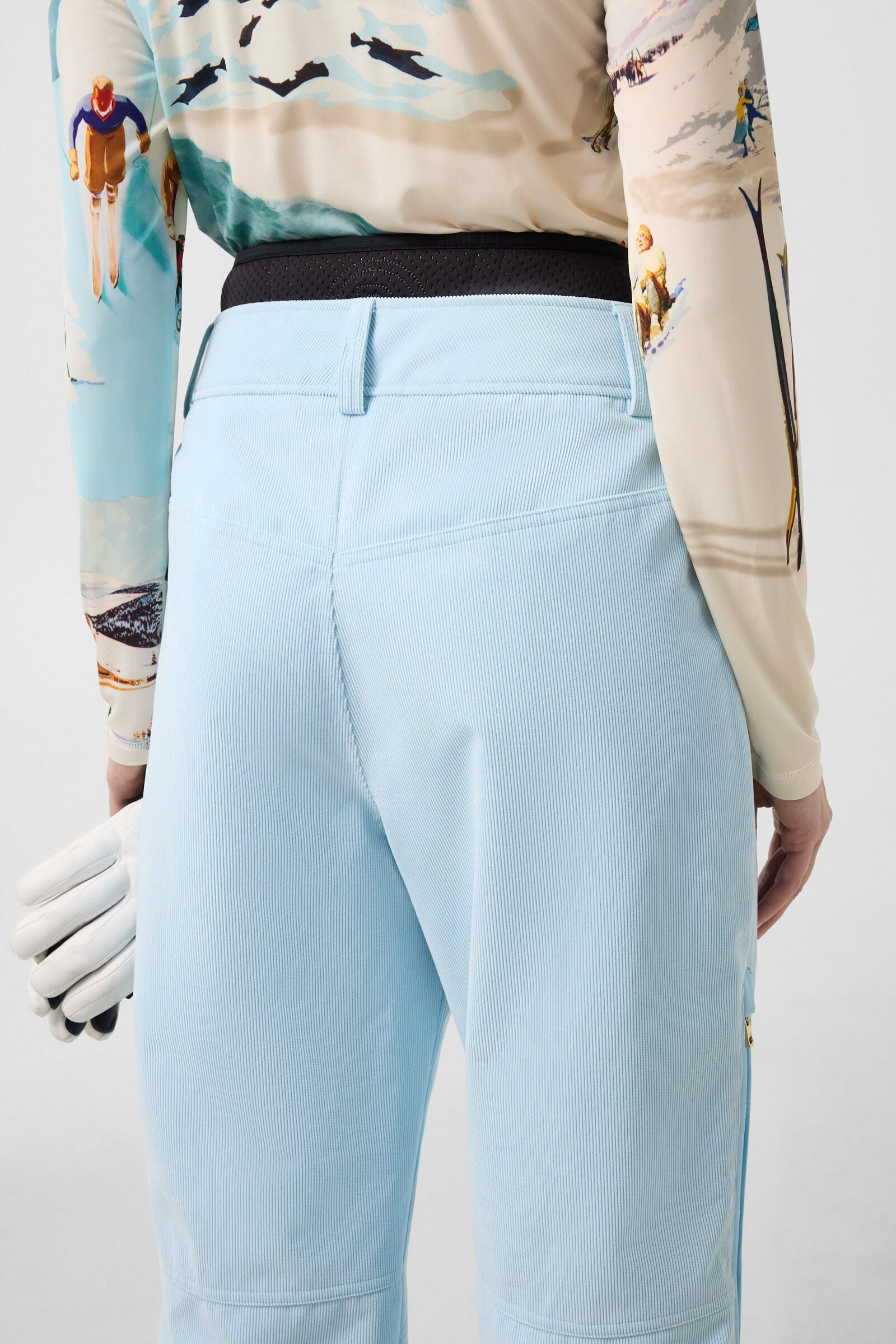 Cord-Skihose Lenie Hellblau