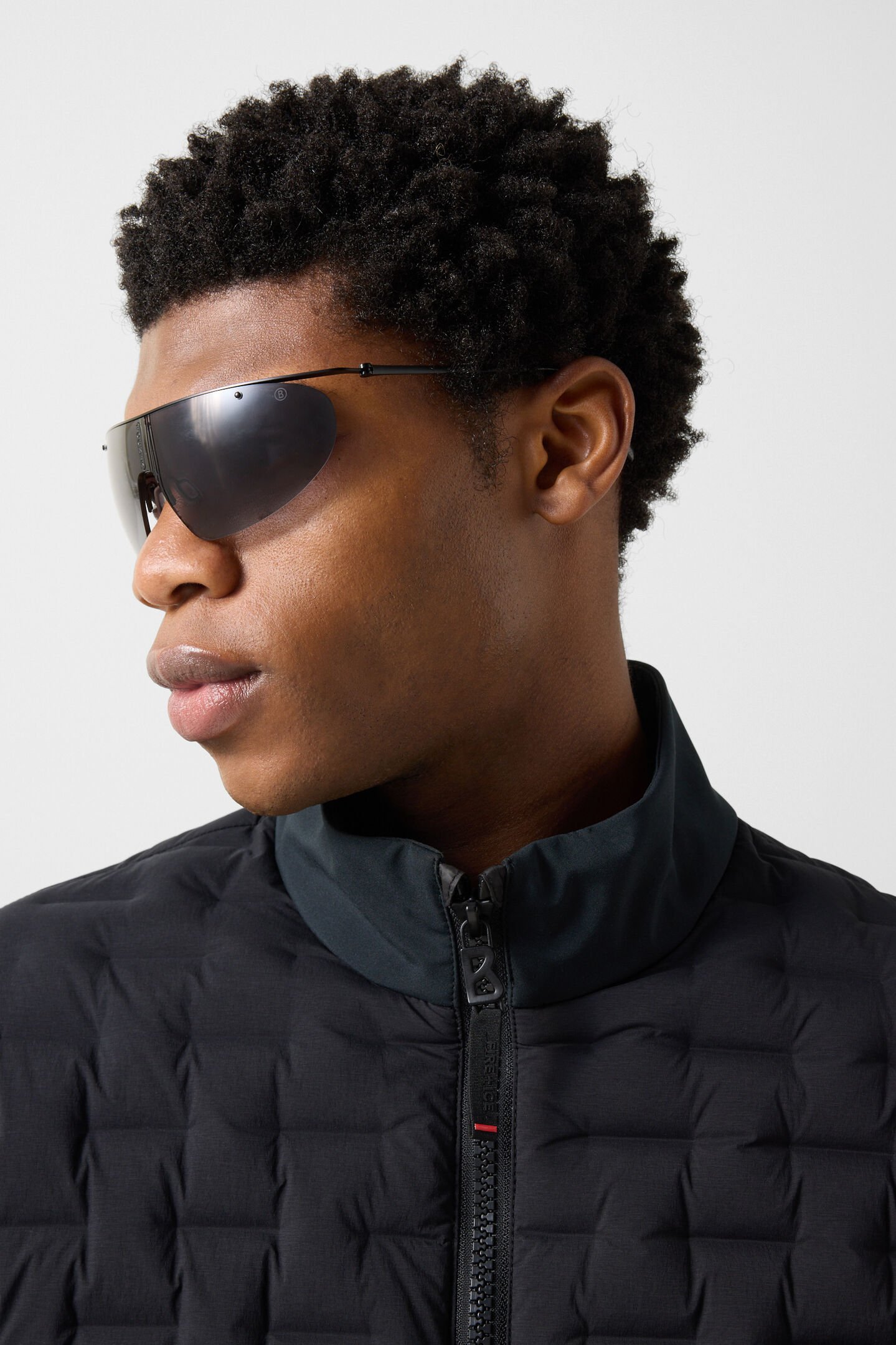 Lightweight down jacket grey Black