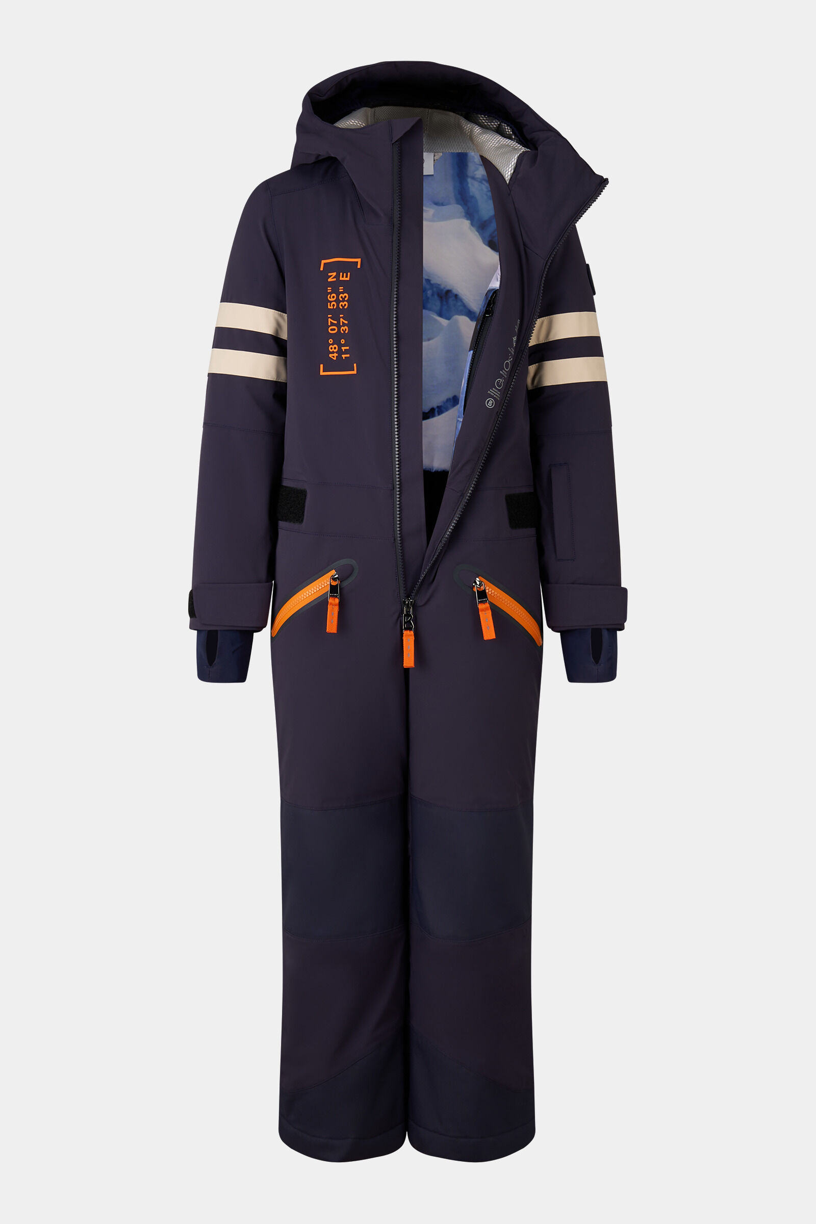 Combinaison de ski Kids Powder Bleu marine