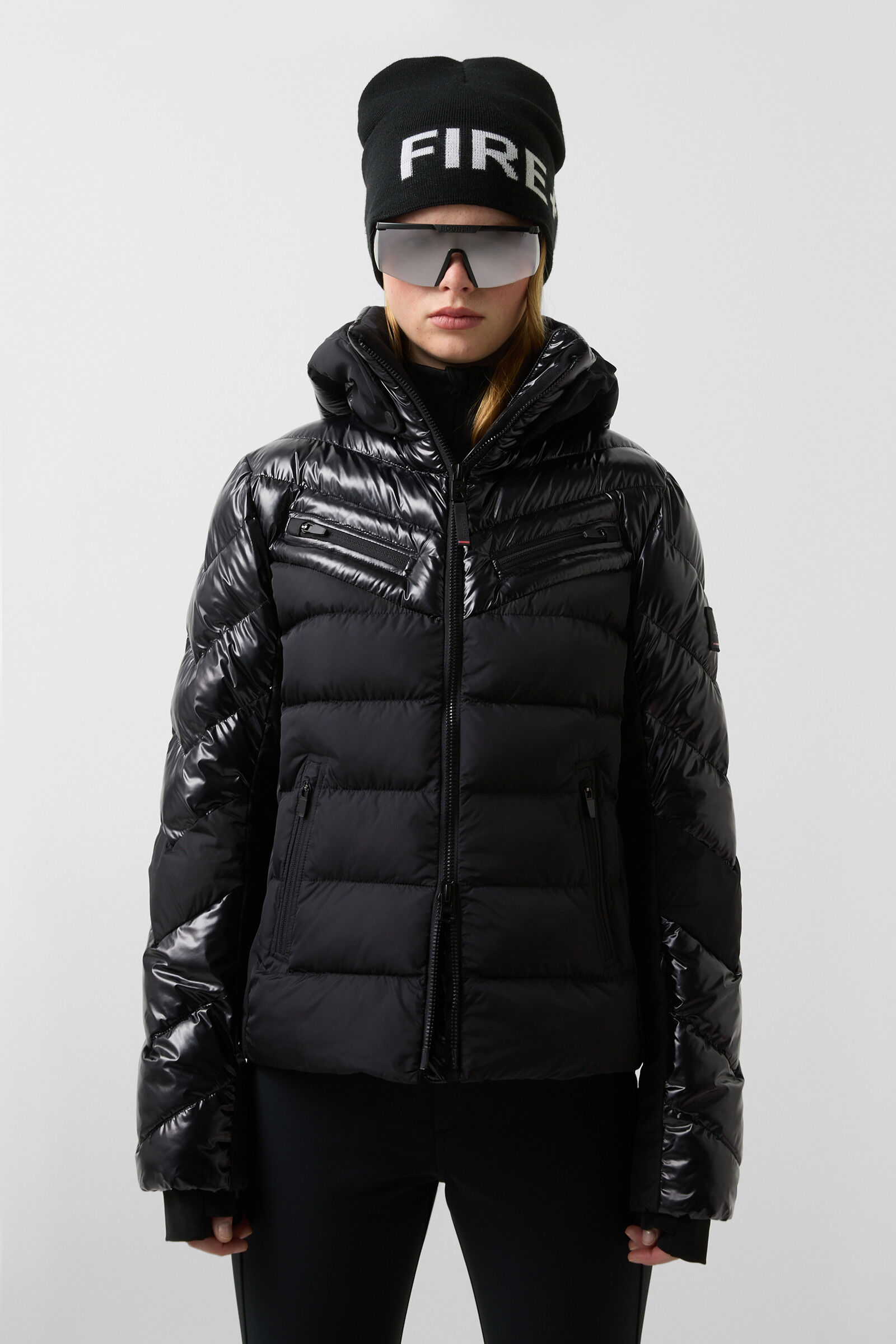 Farina quilted jacket Black