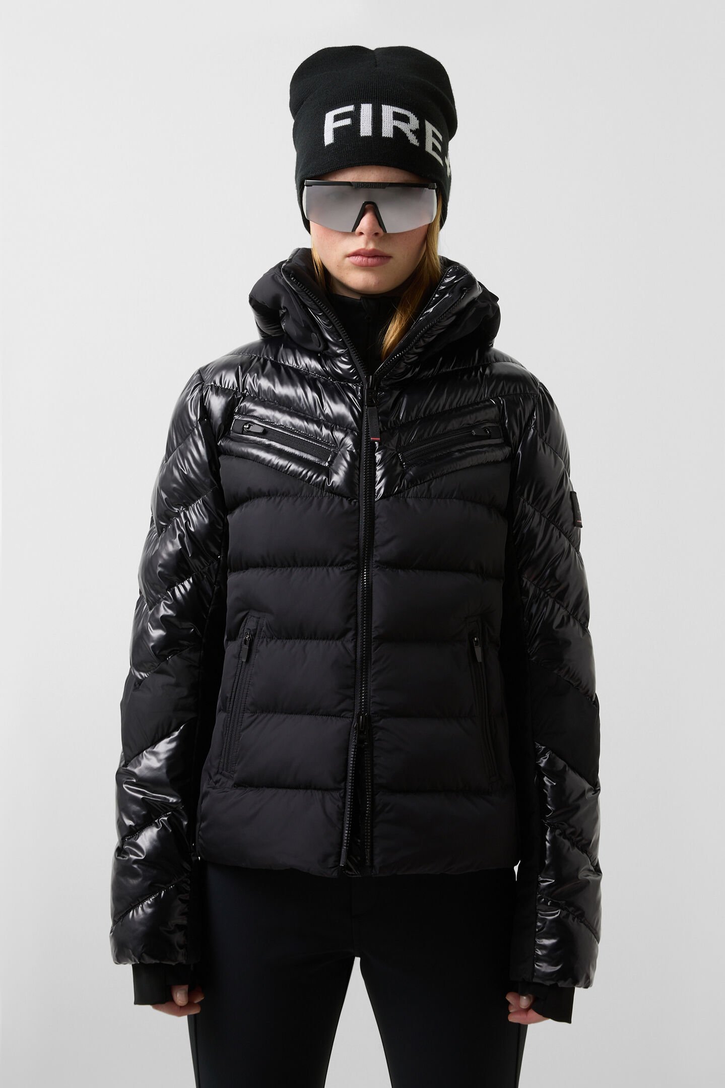 Farina quilted jacket Black