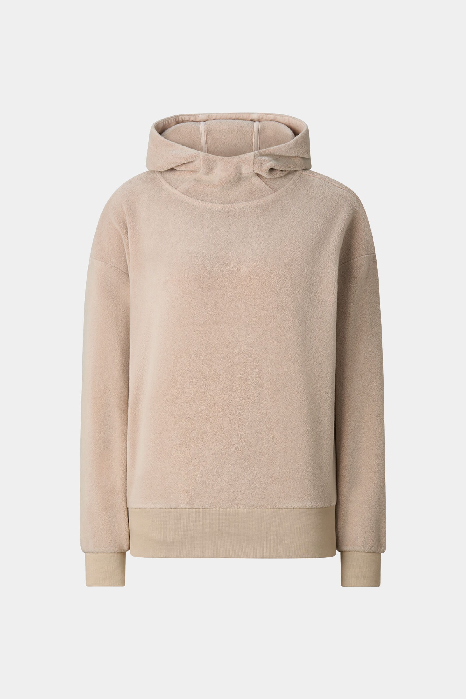 Iva Mid-Layer Fleece Hoodie Beige