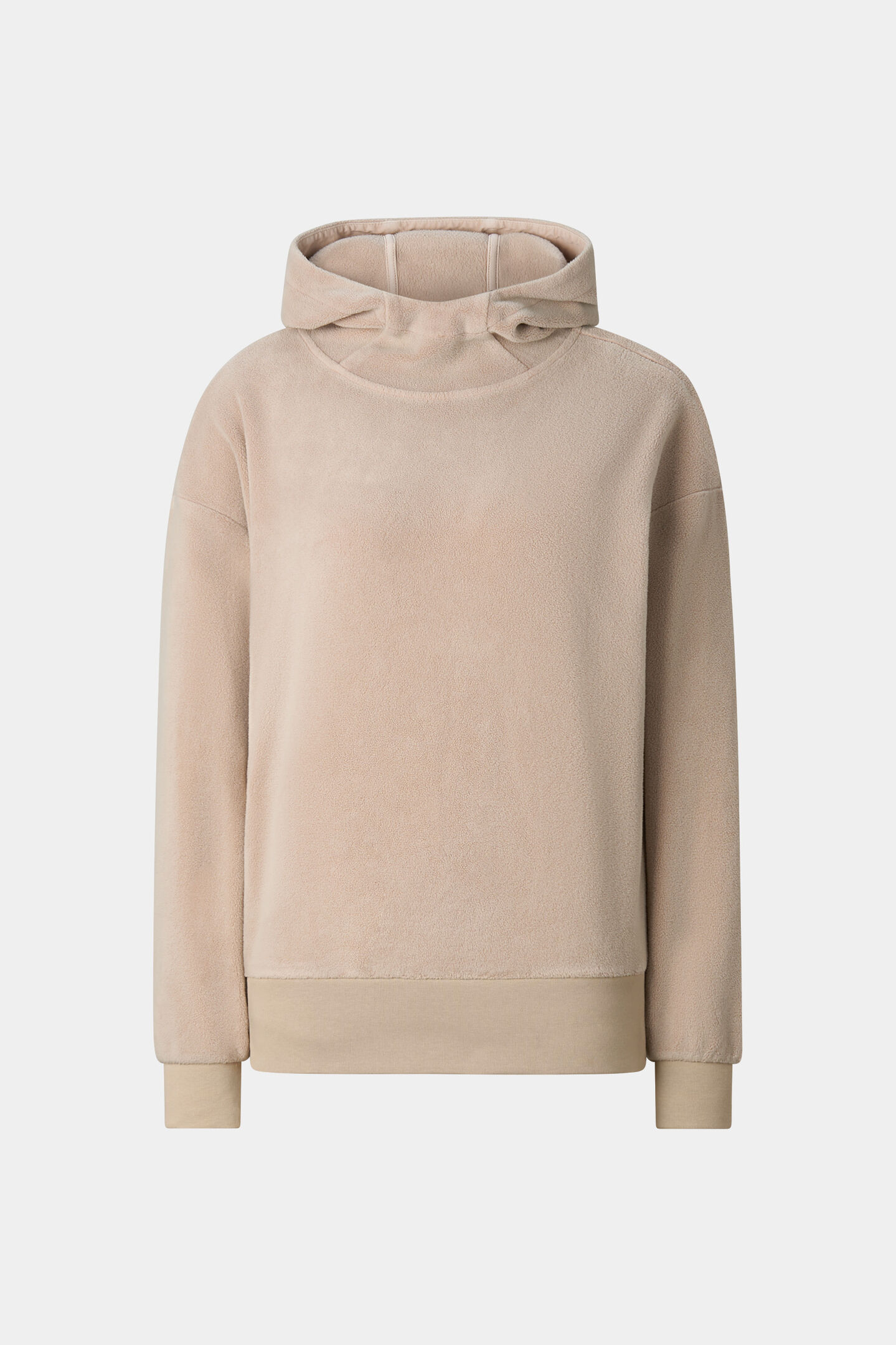 Iva Mid-Layer Fleece Hoodie Beige