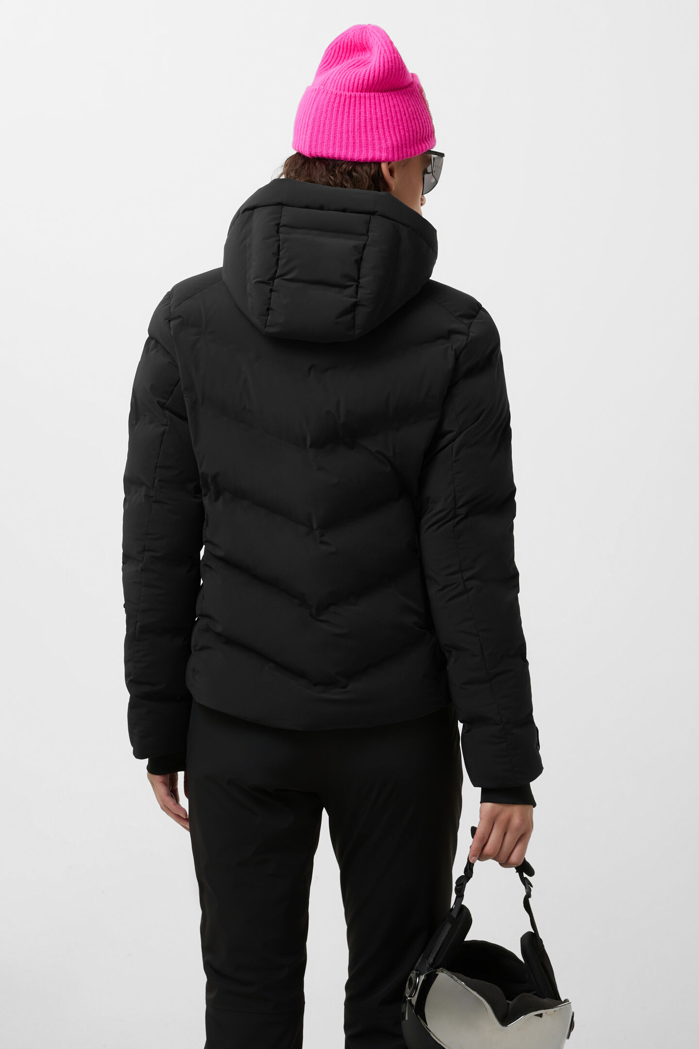 Tech-Sael quilted jacket Black