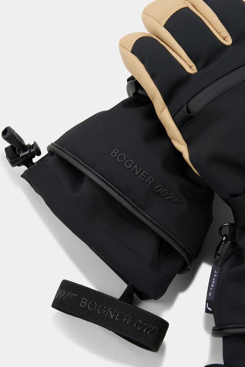 Adriano 007 gloves Beige/black