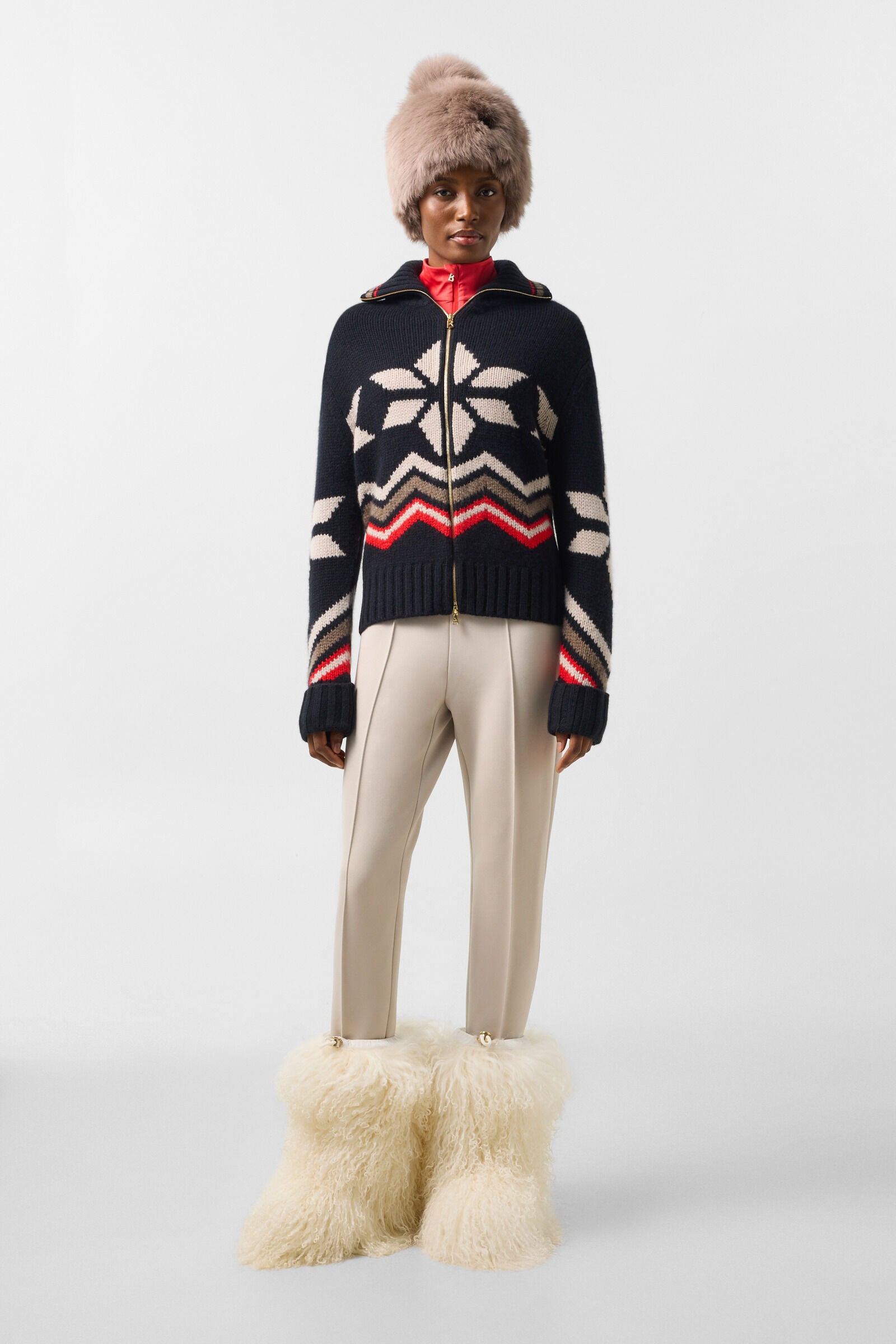 First Layer Fabia Red/Beige/Navy