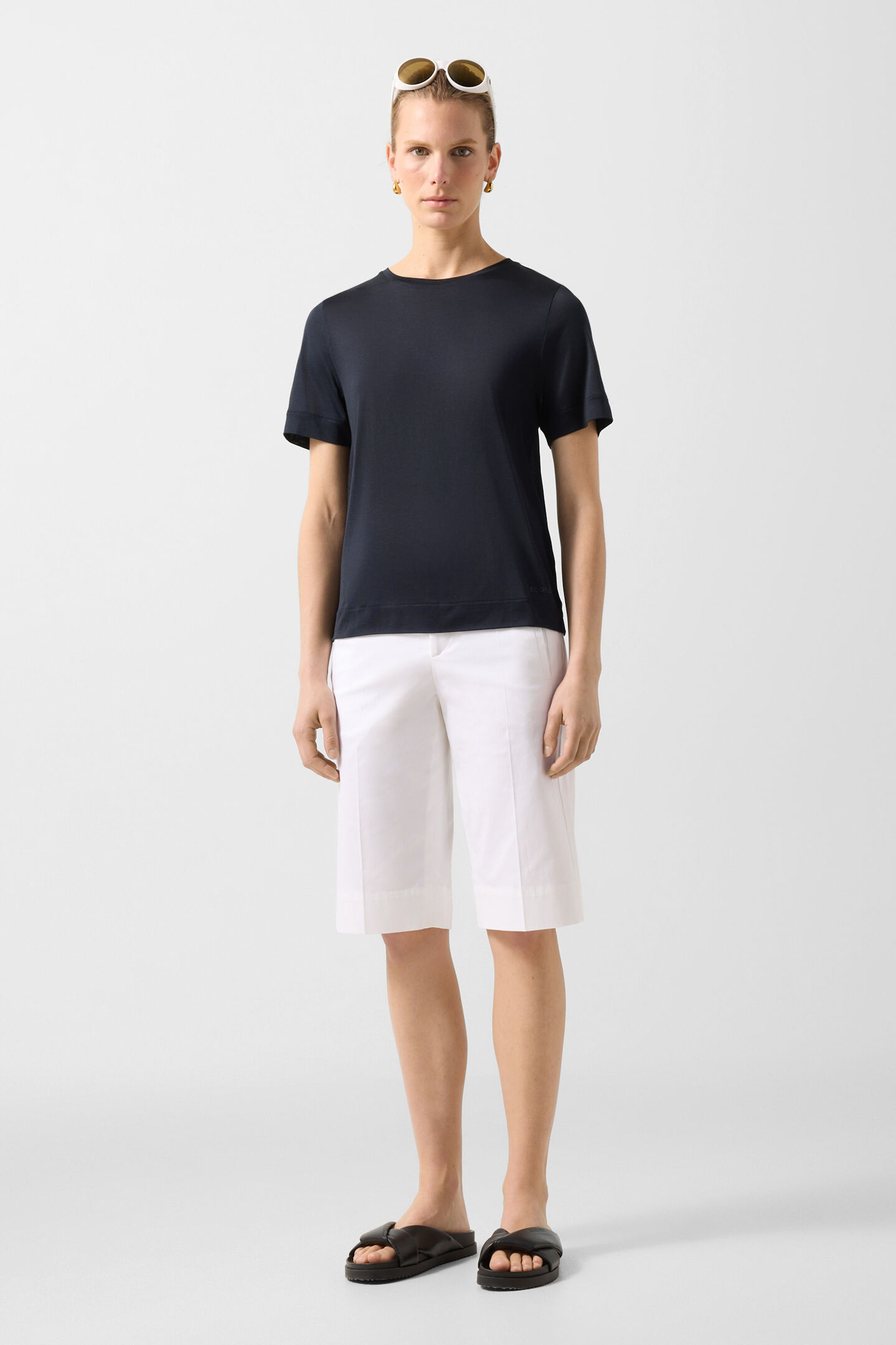 Seiden-Shirt Sienna Schwarz