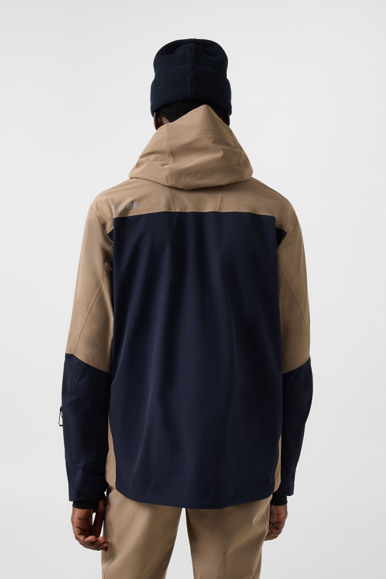 Skijacke Piaro Taupe/Navy