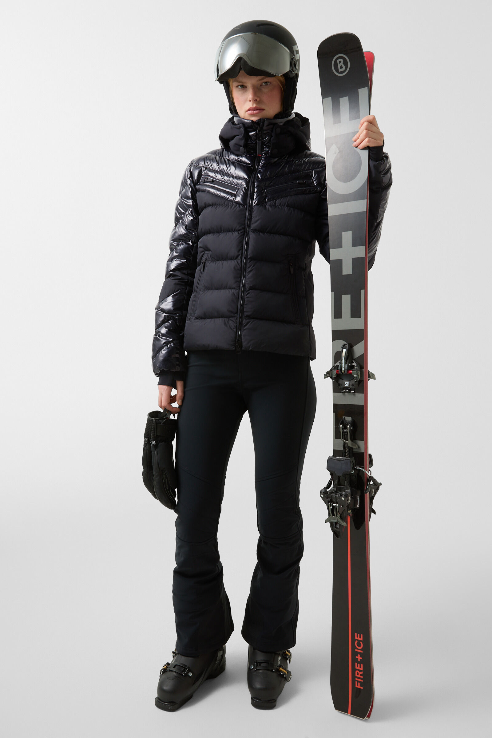 Farina quilted jacket Black