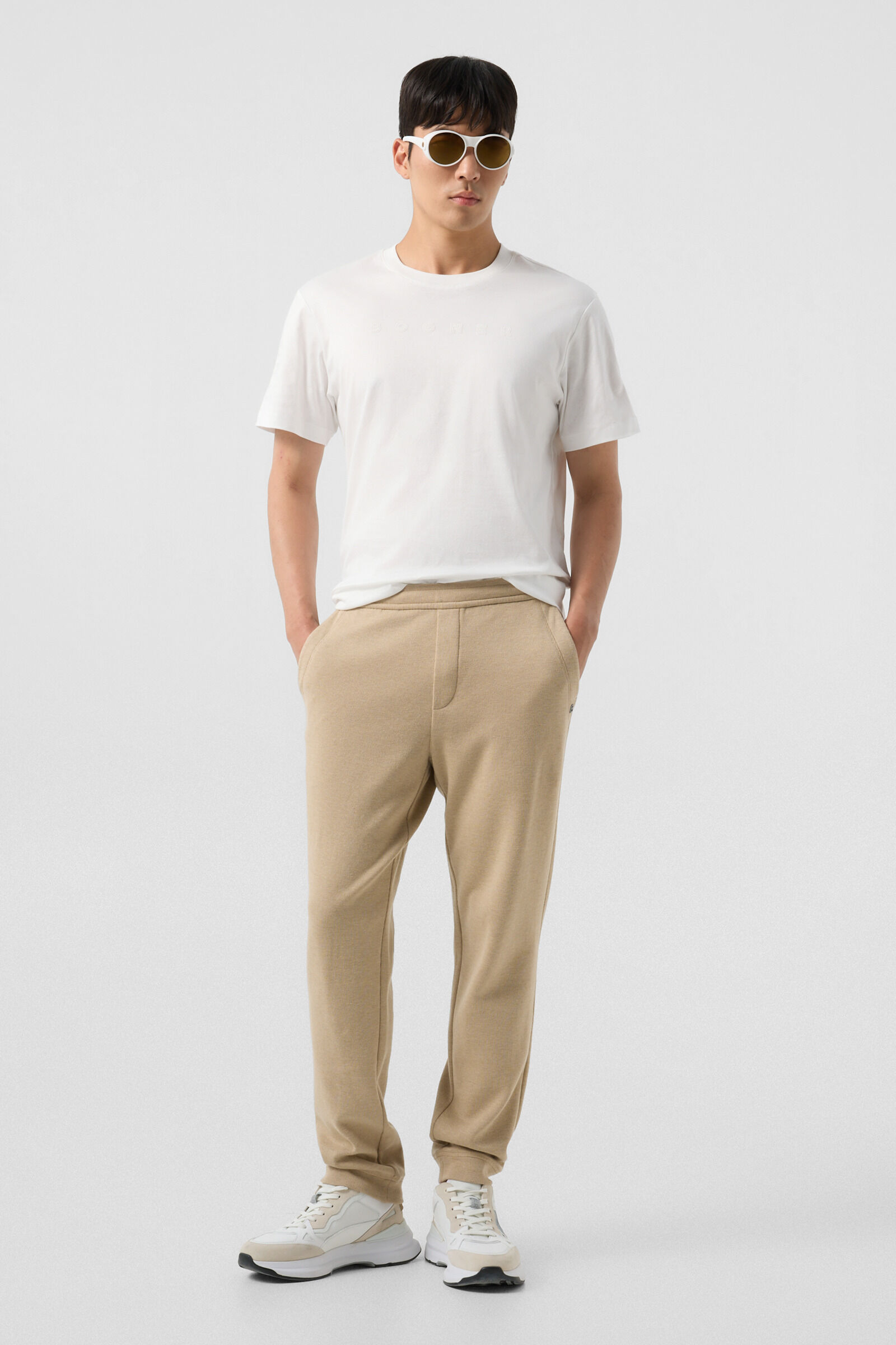 Lars knitted trousers Beige