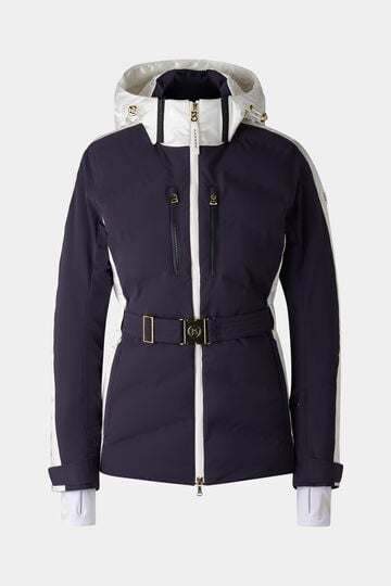 Ski-Steppjacke Kira Navy-Blau/Weiß Ski-Steppjacke Kira Navy-Blau/Weiß