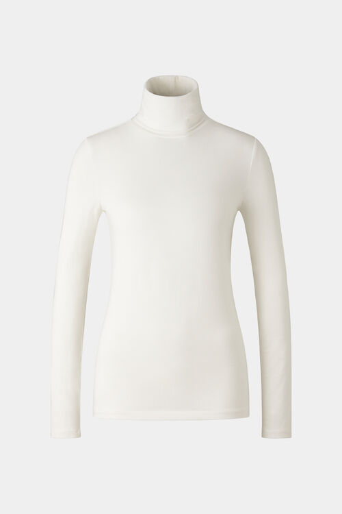 Rollkragen-Longsleeve Katinka Off-White