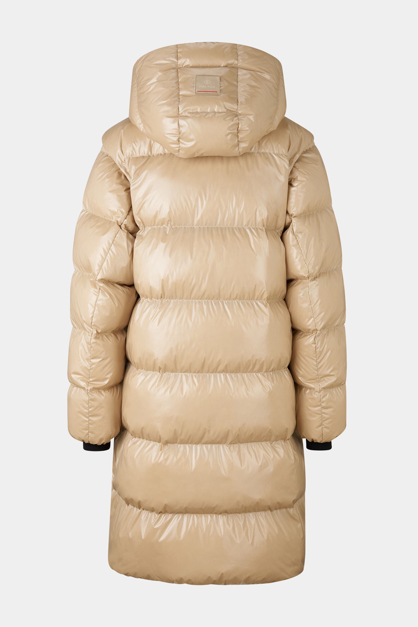 2-in1-Daunenmantel Asta Beige